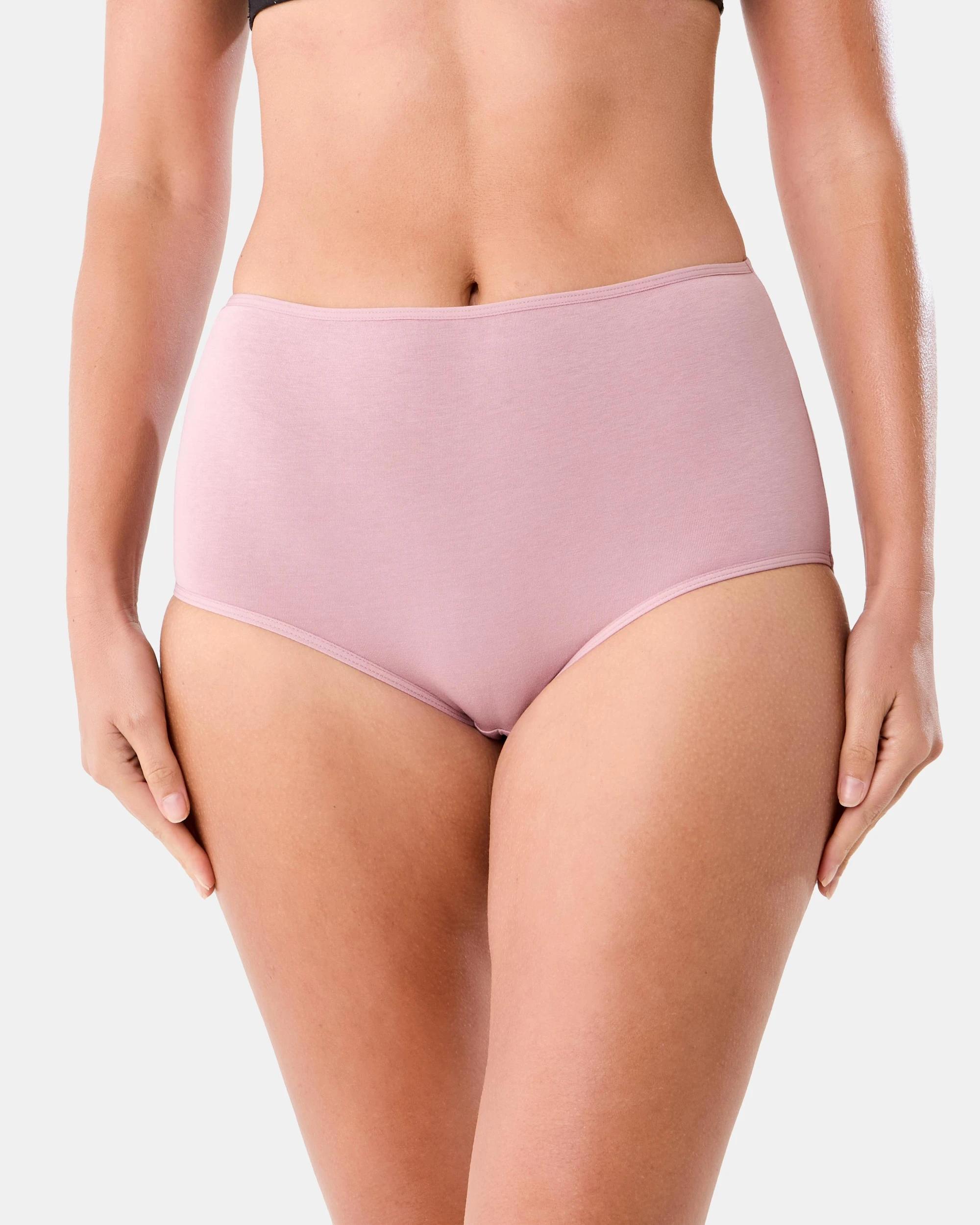 4 7 Pack Cotton Stretch Full Briefs Pink Pack, 4 of 10