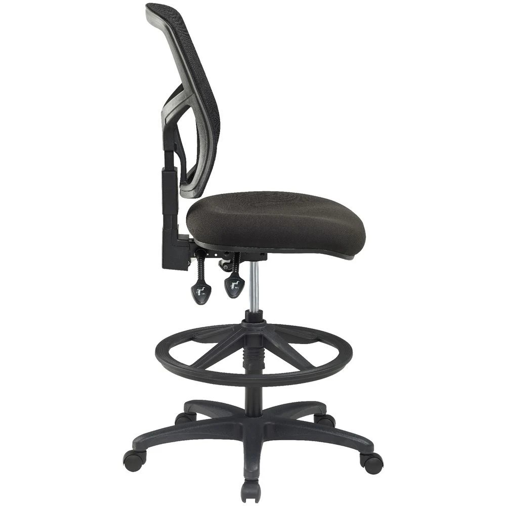 2 Pago Matrix Mesh II Ergonomic Drafting Chair Black Drafting Chairs, 2 of 5