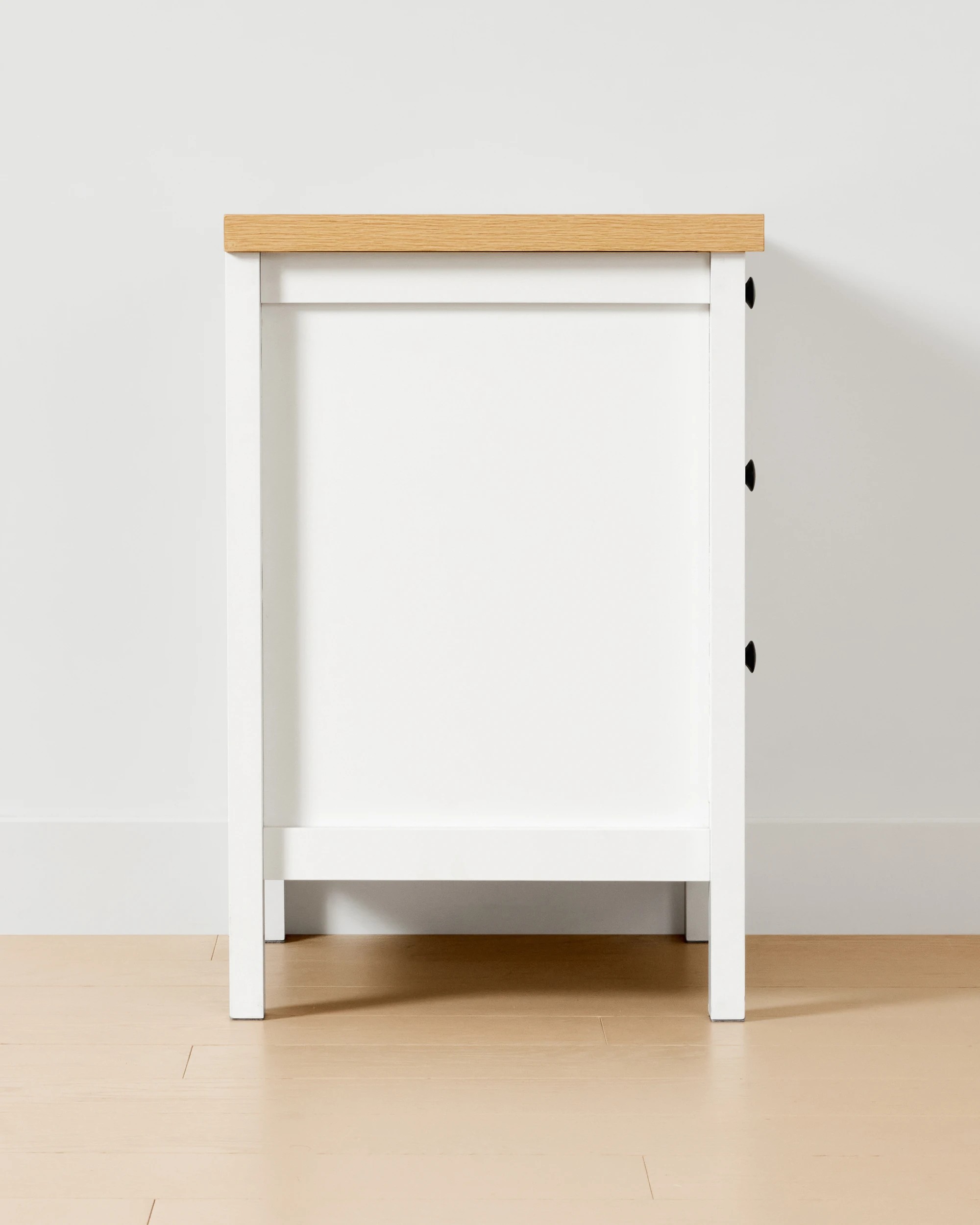 5 Camille 3 Drawer Bedside Table - White, 5 of 9