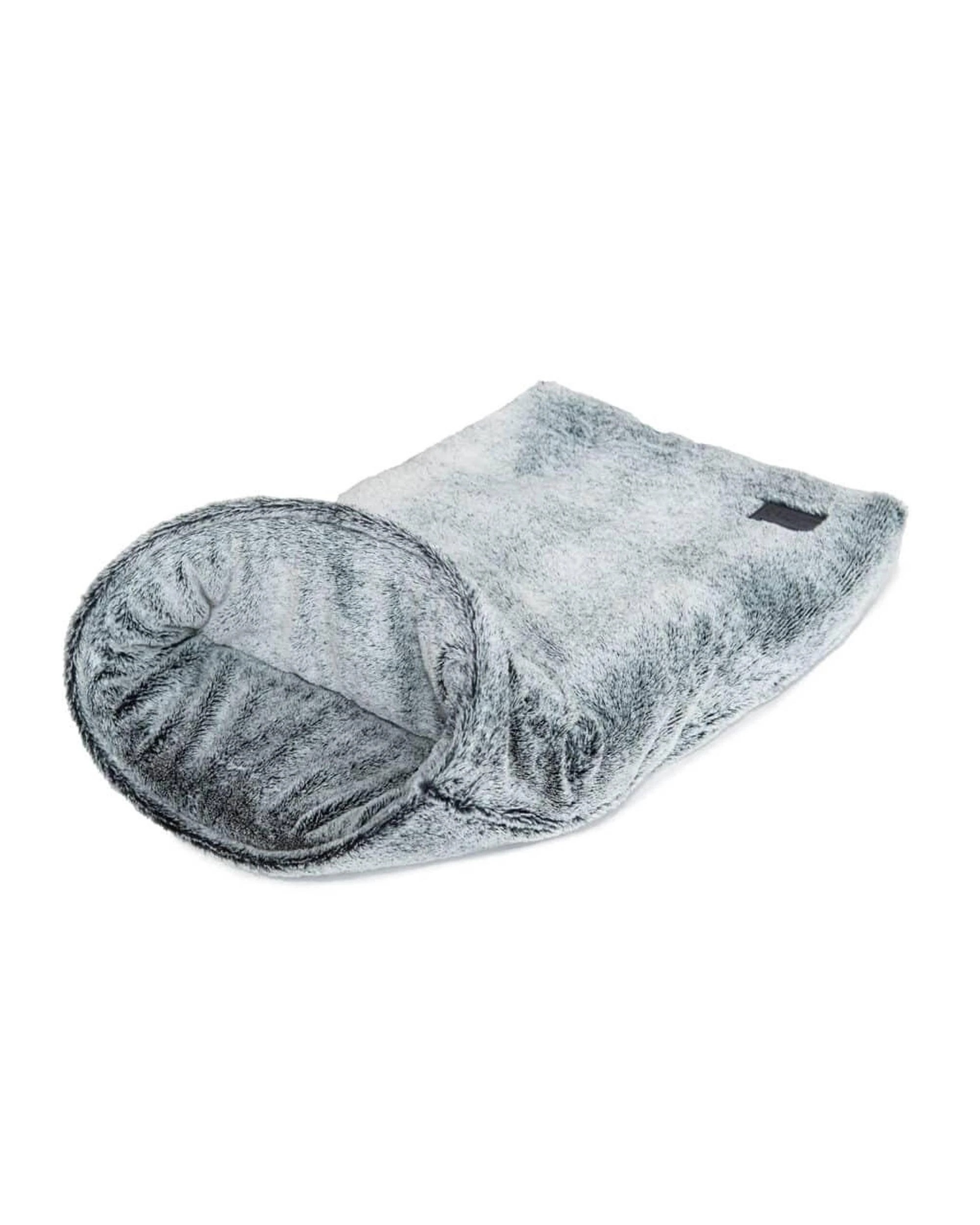 5 Superior Pet Cosy Pet Burrow for Cats & Small Dogs Artic Faux Fur - Grey, 5 of 7