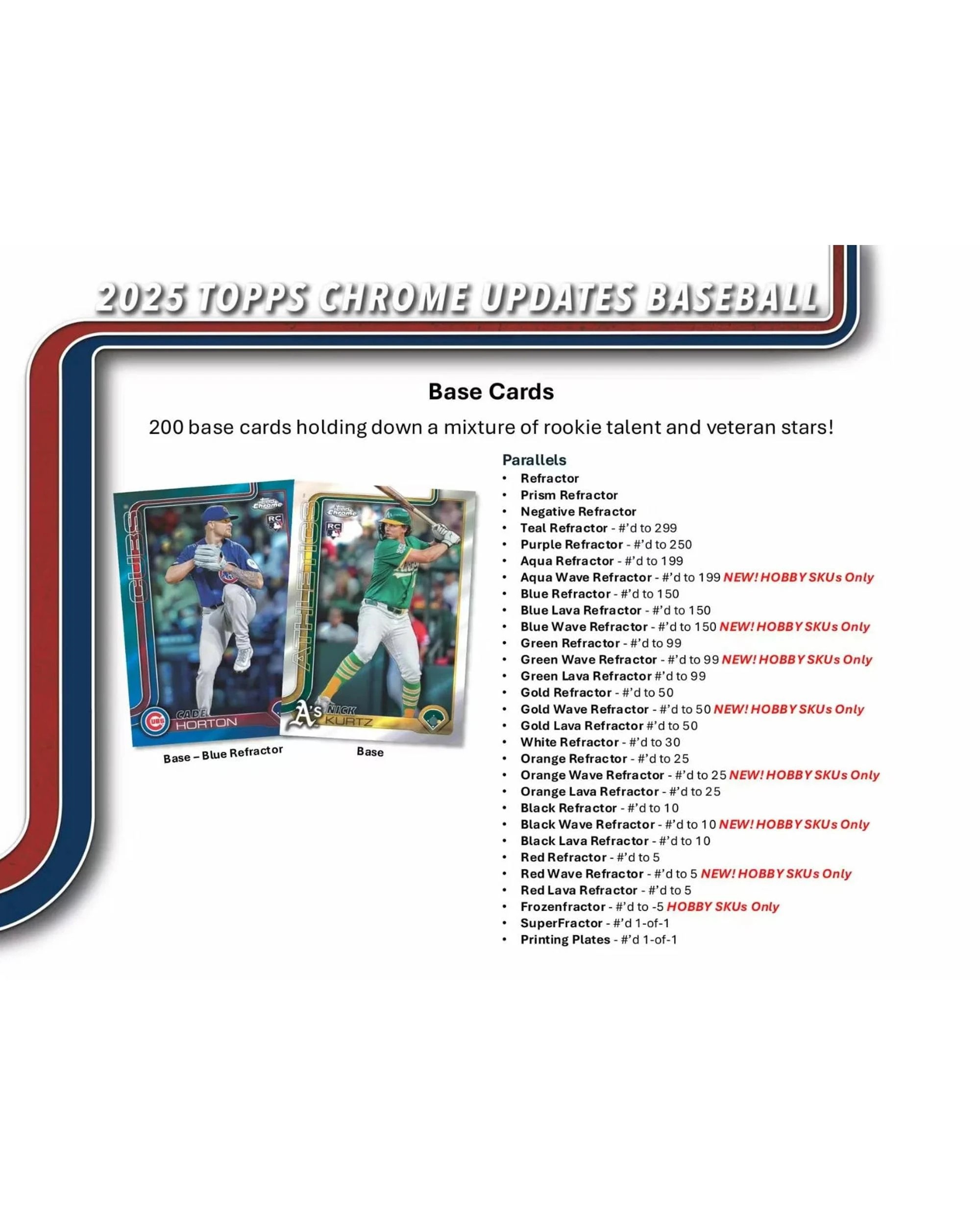 3 Topps Chrome MLB 2025 Update Series Baseball Hobby Pack, 3 of 9
