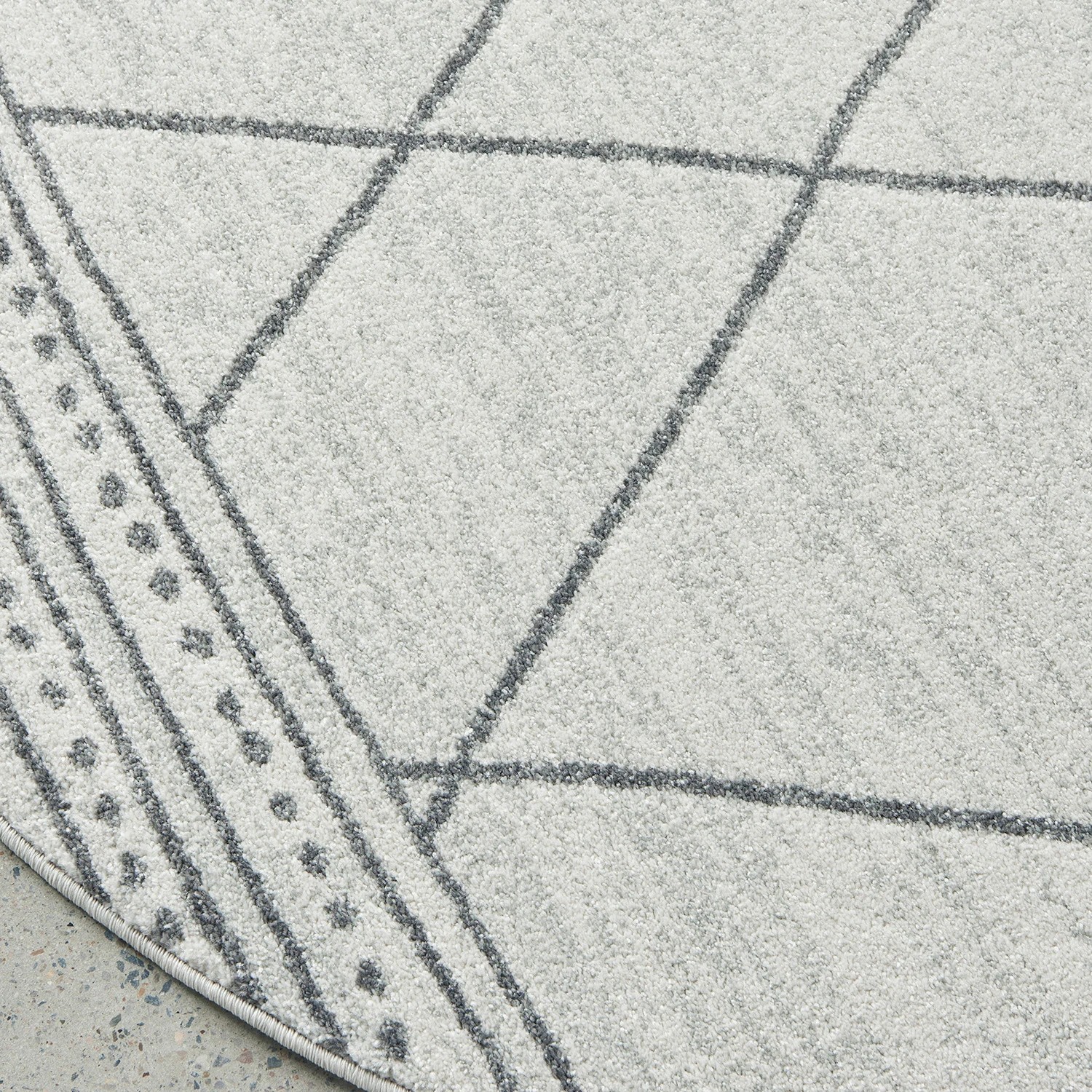 5 Common Ground Rugs Elysium Gina 150x150cm - Small Round Rug - Natural, 5 of 6