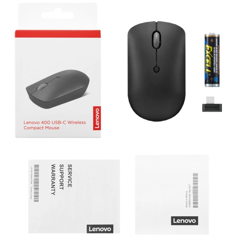 7 Lenovo 400 Wireless Mouse Black, 7 of 7
