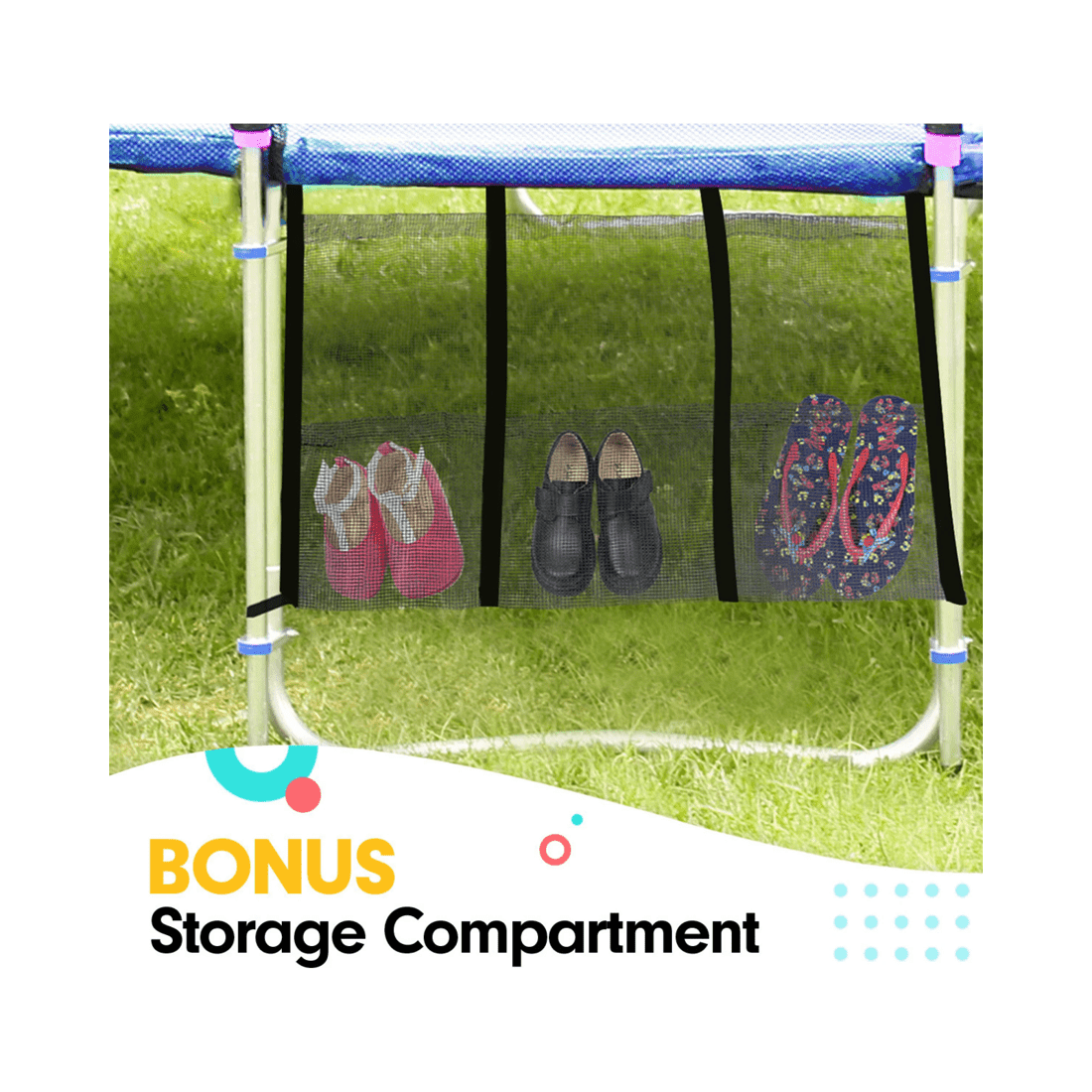 7 Kahuna Blizzard 12 Ft Trampoline With Net, 7 of 9