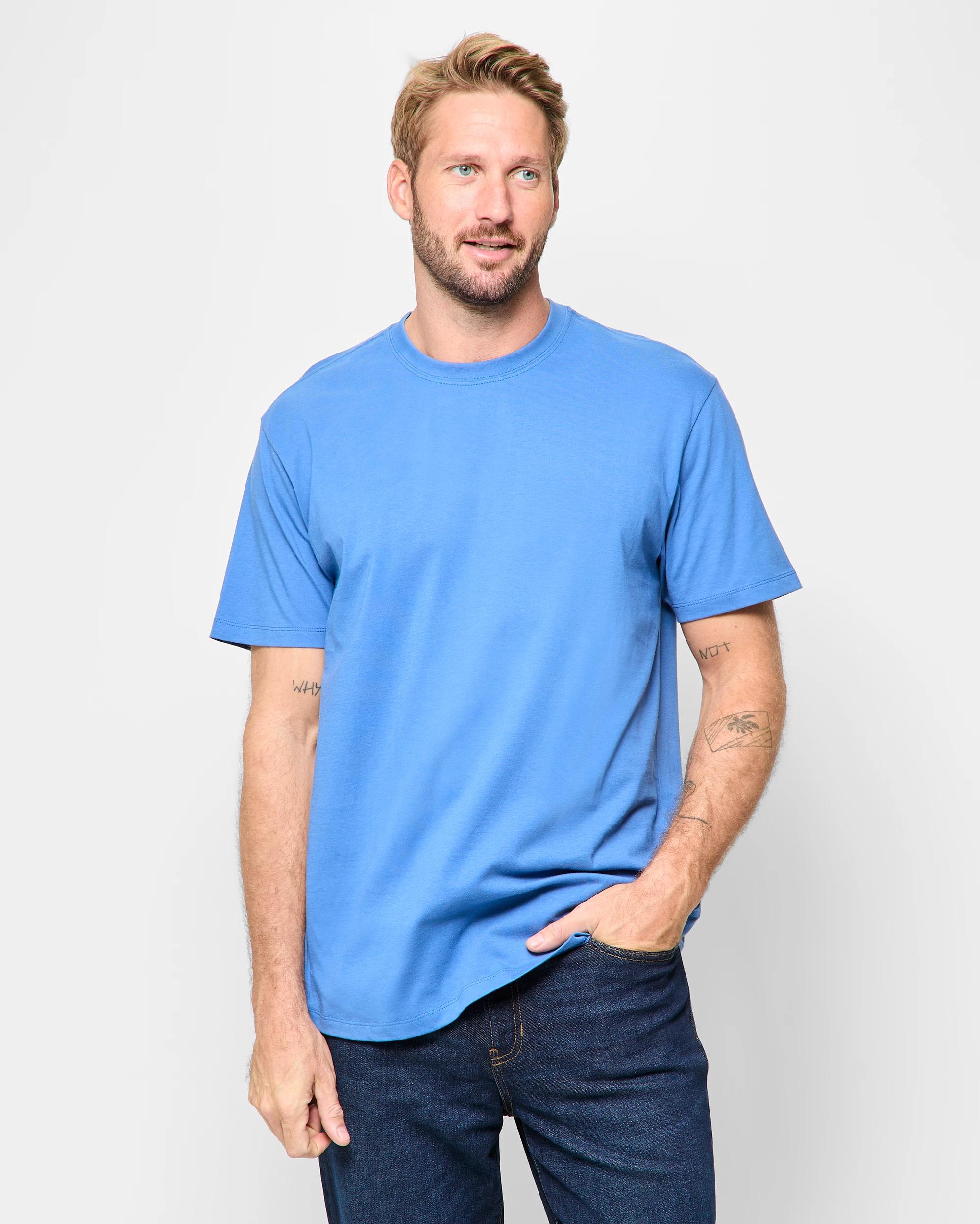 1 Target Australian Cotton T-Shirt BLUE, 1 of 5