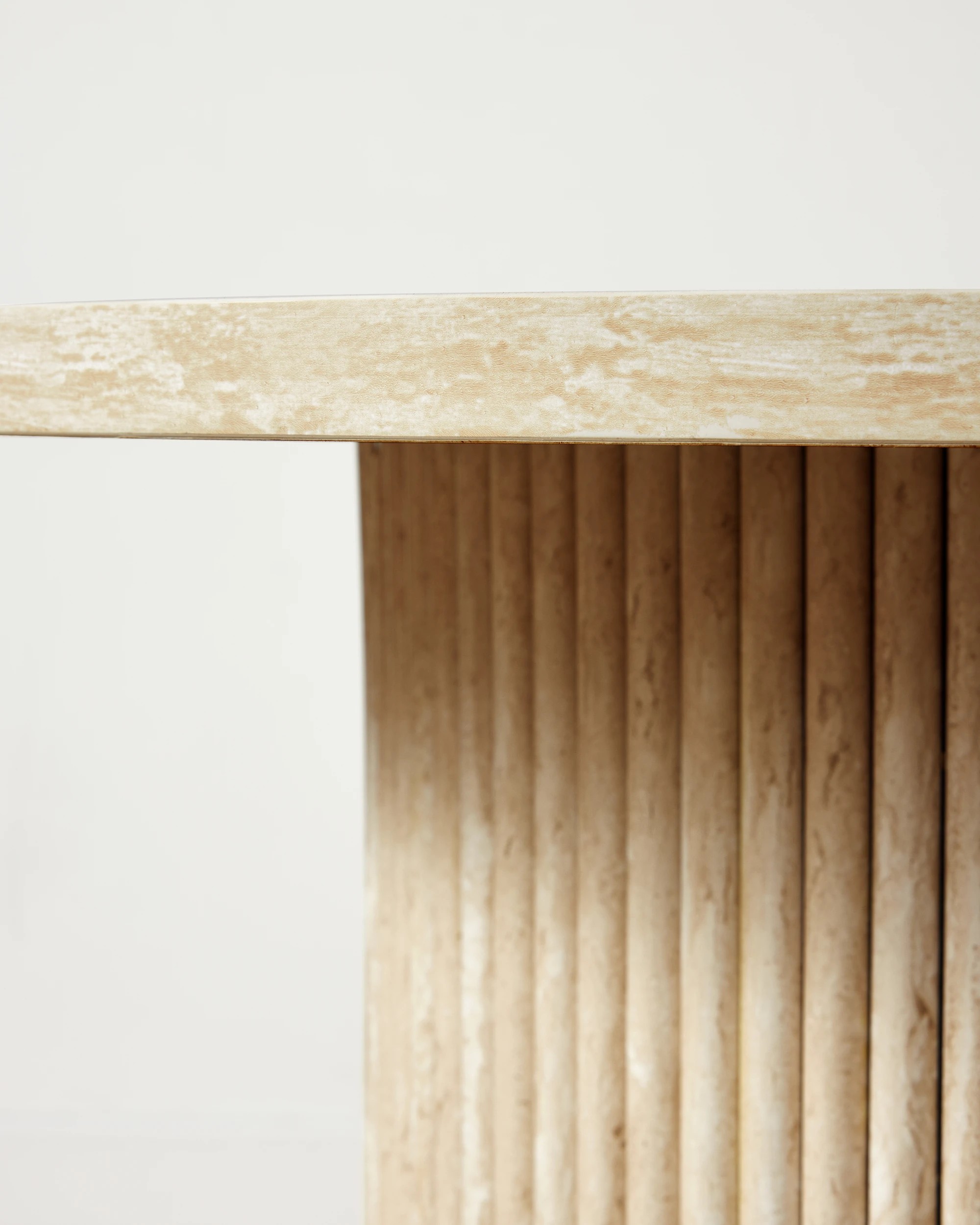 6 Ryan Travertine Look Dining Table, 6 of 6