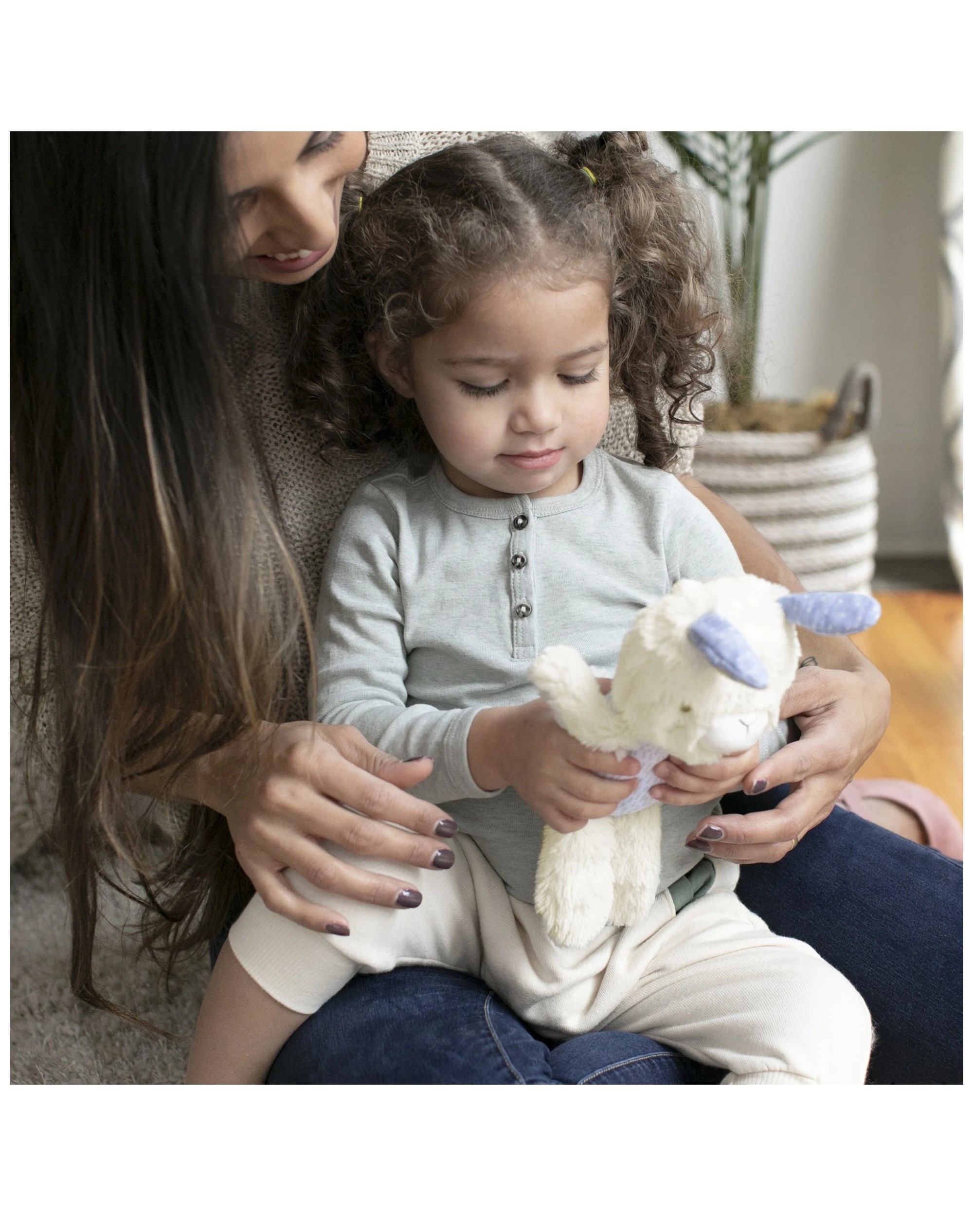 6 Ingenuity Sylvi Squeak Toy Baby Plush Sensory Bunny 0 Months And Up Easy To Hold - Multi, 6 of 7