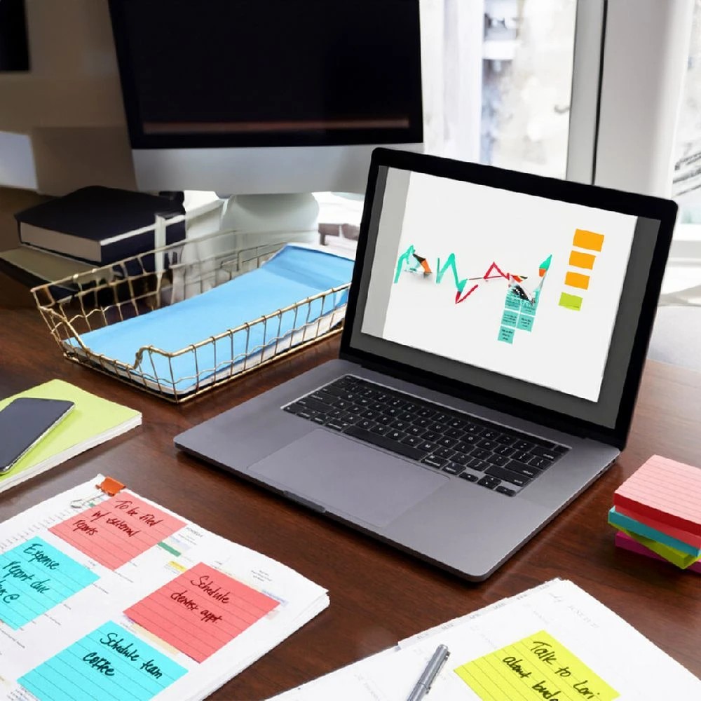 6 Post-it Lined Notes 76 x 76mm Poptimistic 3 Pack, 6 of 6