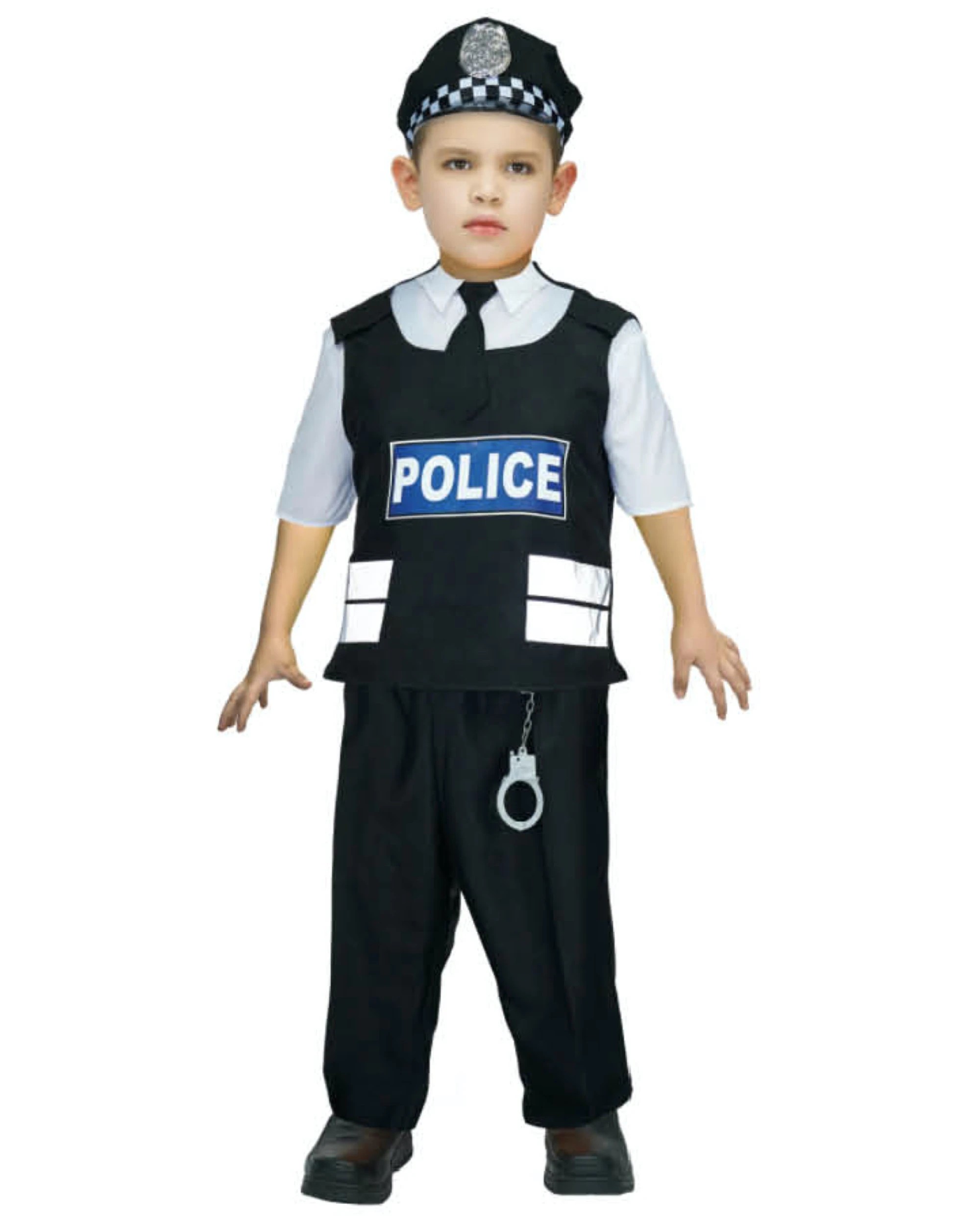 1 BR Costumes Boys Police Costume for Book Week and Halloween, 1 of 3