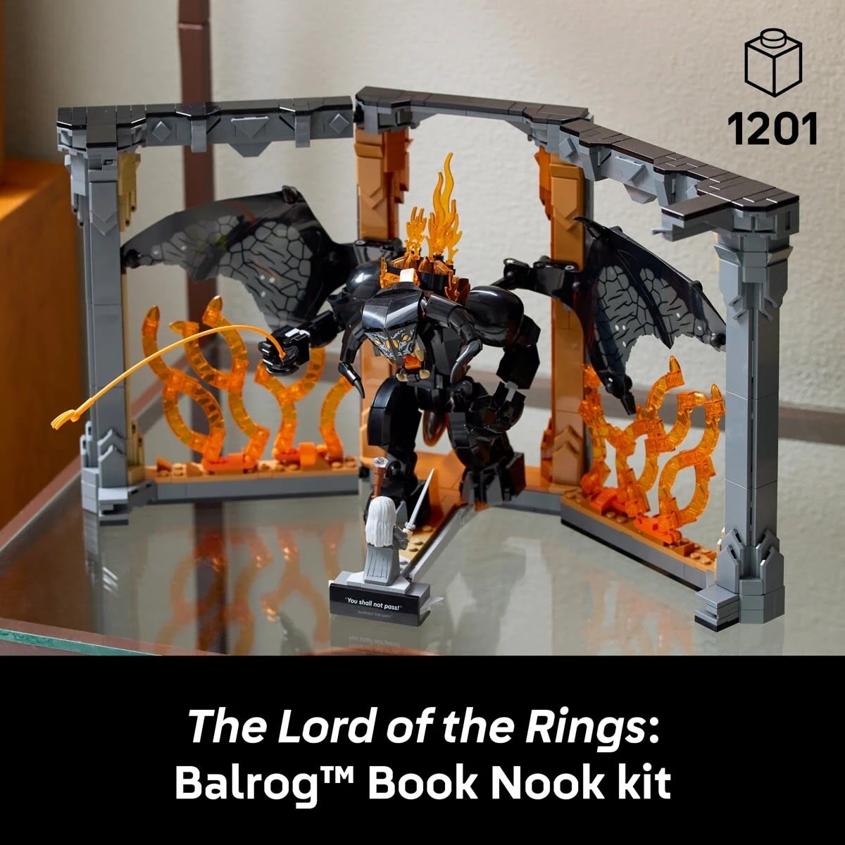 4 LEGO Icons The Lord of the Rings: Balrog Book Nook 10367, 4 of 11