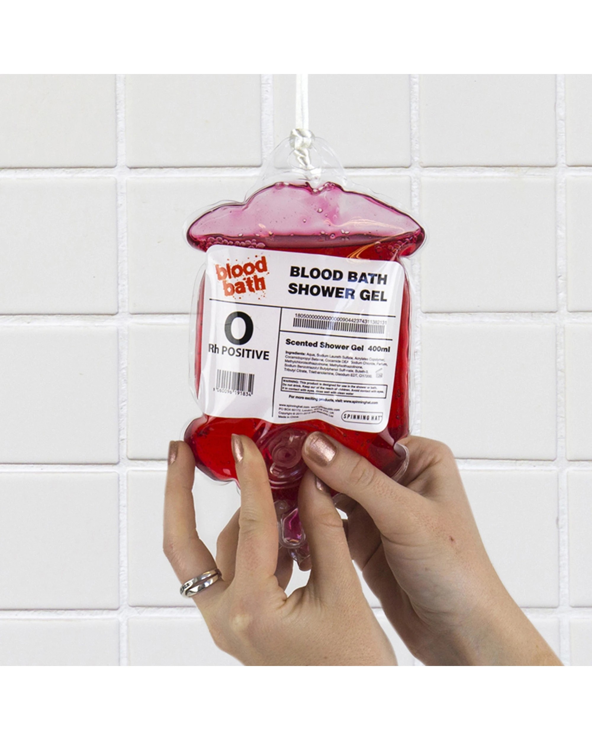 4 Gift Republic 2PK 400ml Blood Bath Liquid Shower Gel Cherry - Red, 4 of 4