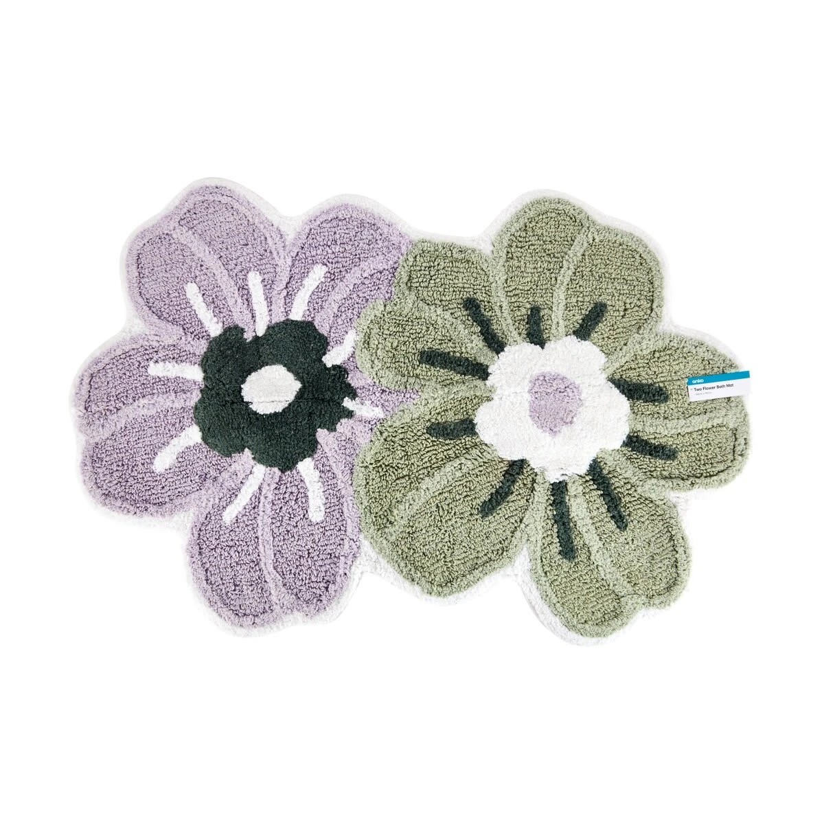 5 Two Flower Bath Mat, 5 of 5