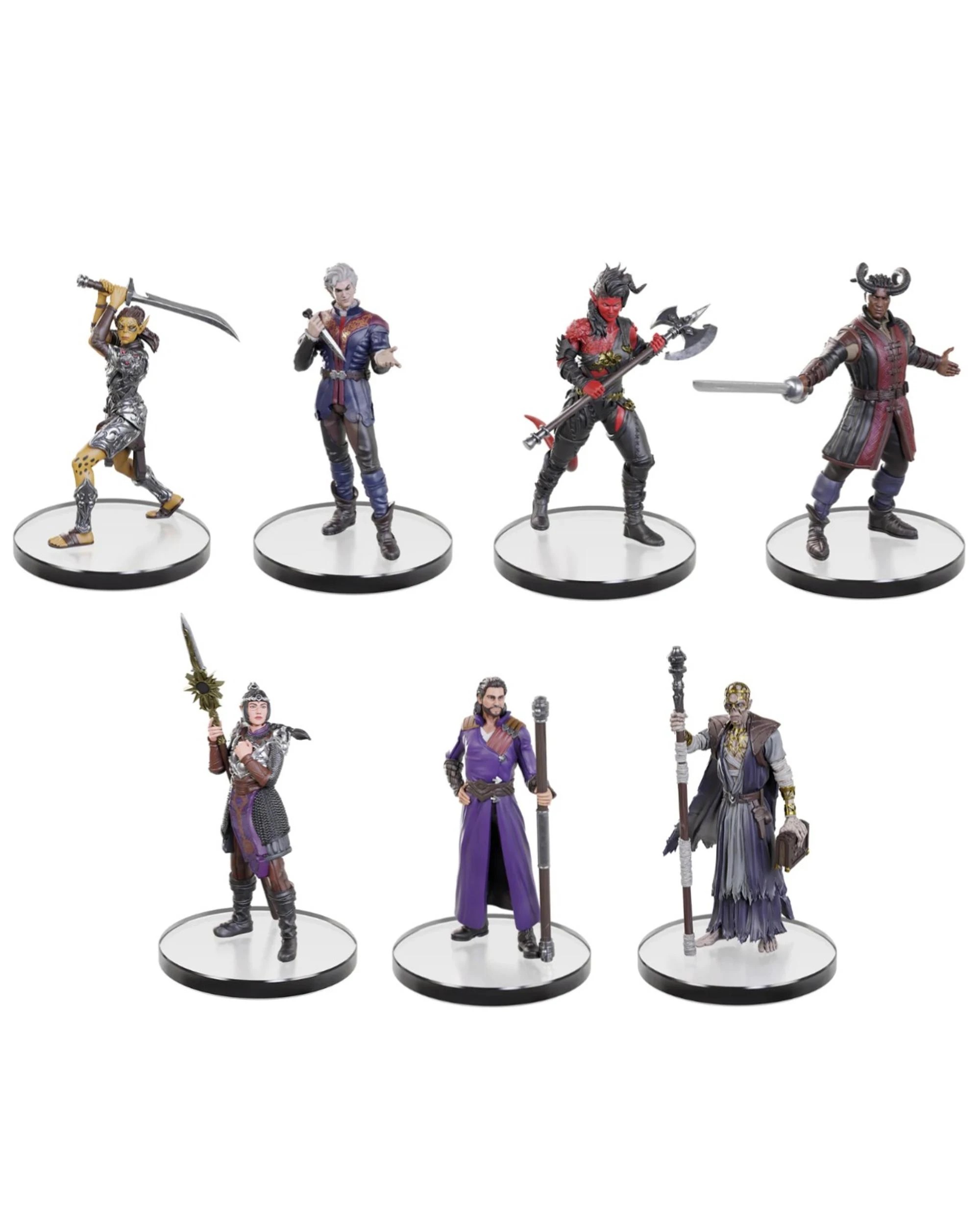2 Dungeons and Dragons: Icons of the Realms Baldurs Gate 3 Characters Pre-Painted Plastic Figure Box Set, 2 of 3