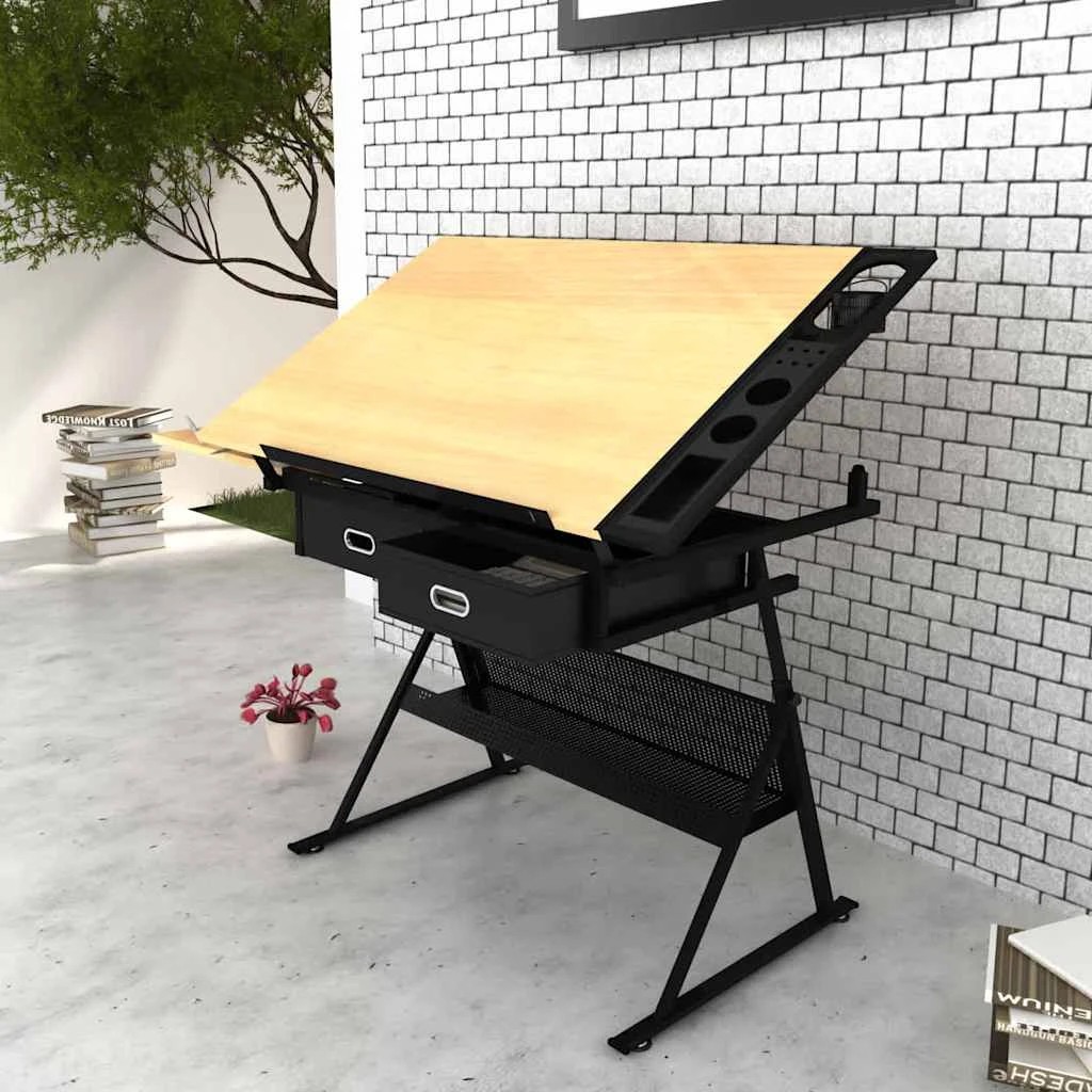 7 Vidaxl Computer Desk - Brown, 7 of 8