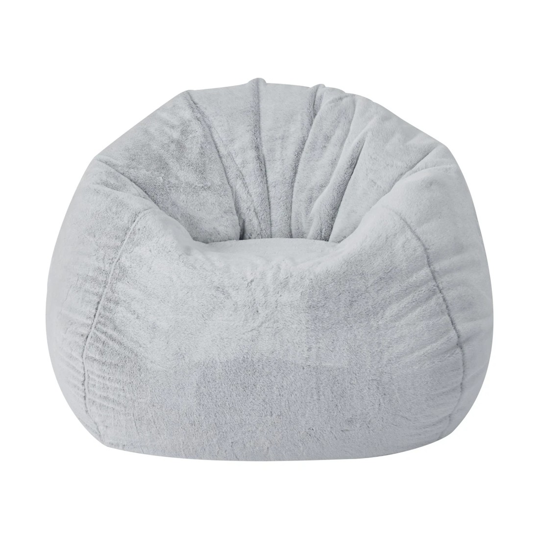 7 Grey Faux Fur Bean Bag, 7 of 9