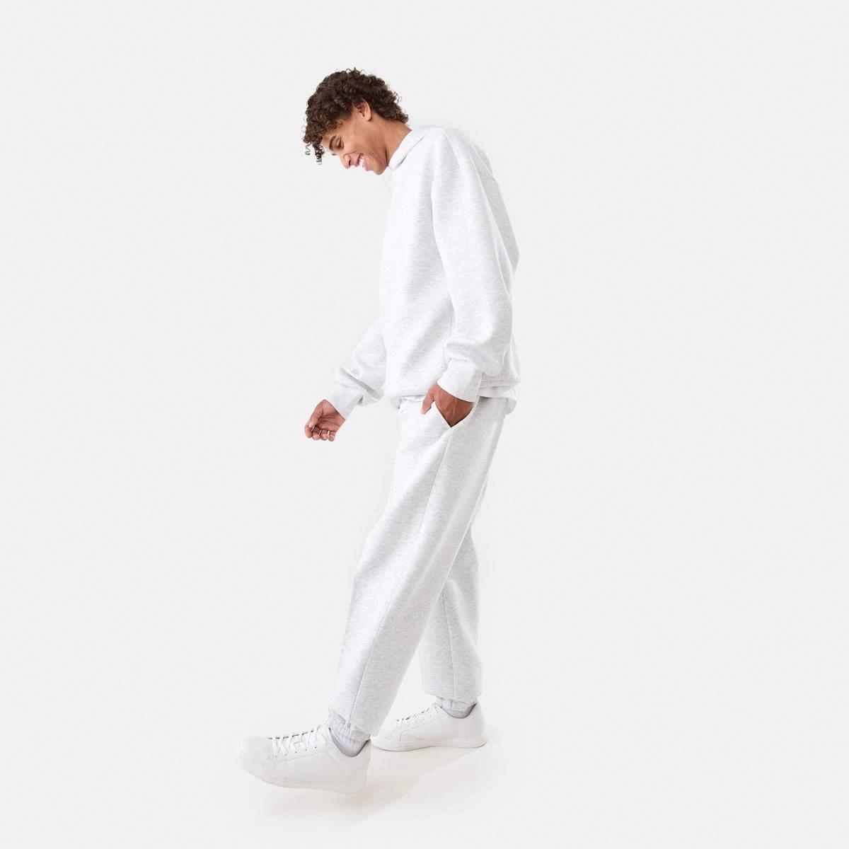 3 Oversized Scuba Hoodie WHITE MARLE, 3 of 7