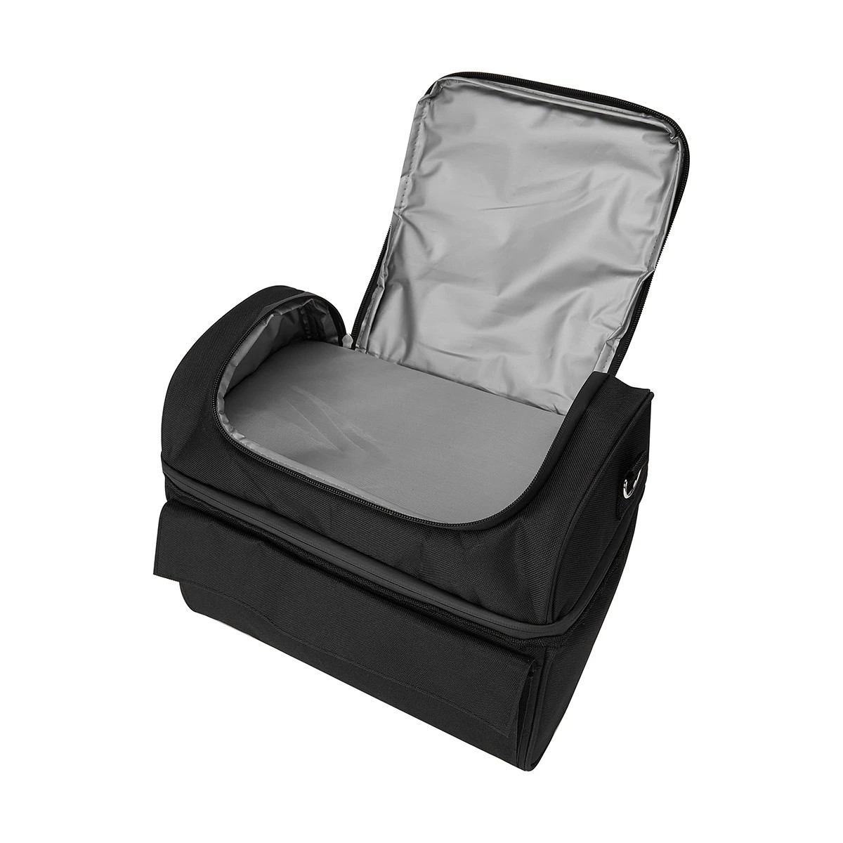 6 Black Insulated Large Lunch Bag, 6 of 10