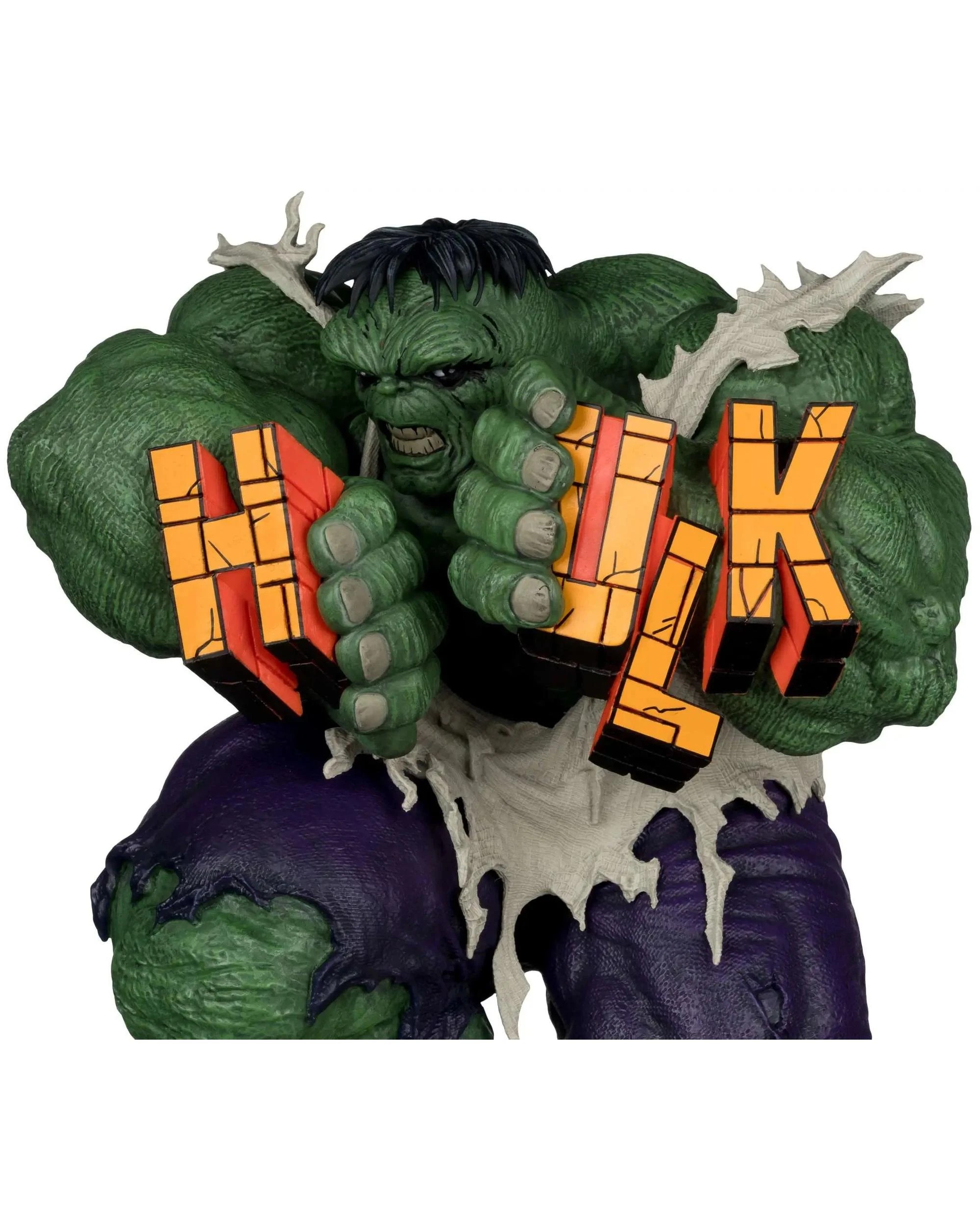3 McFarlane Marvel Collection The Incredible Hulk #345 Hulk Gold Label 1:6 Scale Figure, 3 of 9