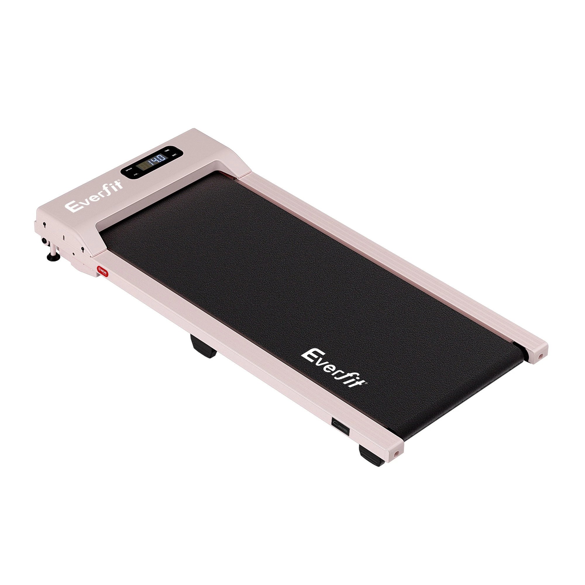 3 Everfit 3 in 1 Walking Pad Treadmill 12% Incline Under Desk Treadmills With 38cm Wide Belt - Pink, 3 of 9