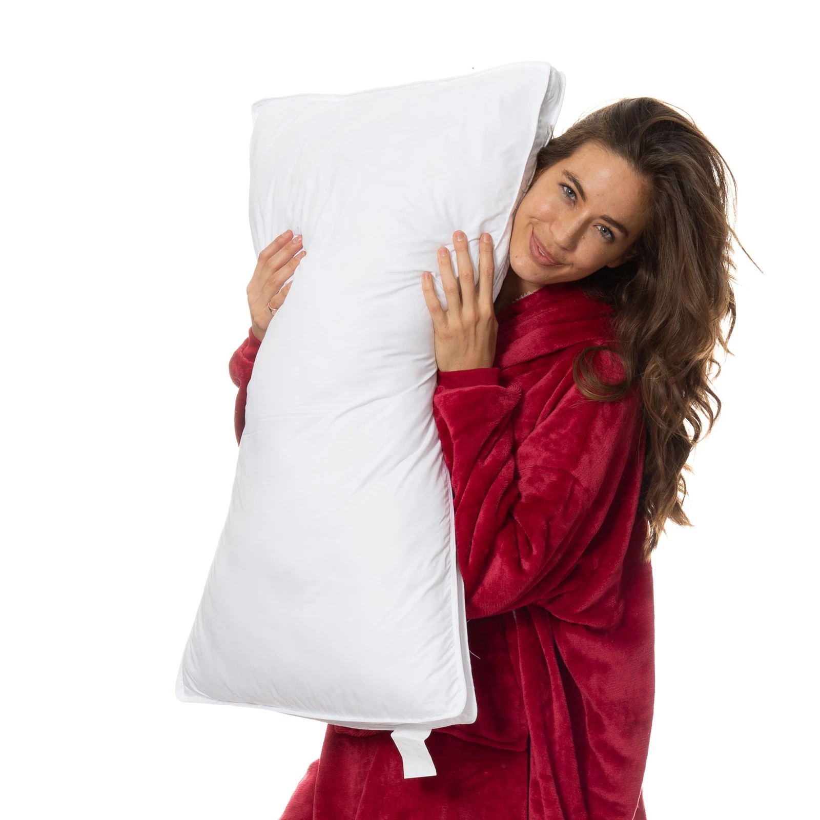 5 Royal Comfort Cotton 233 TC Luxury Signature Hotel Soft XL 50 x 90cm Pillow - White, 5 of 6