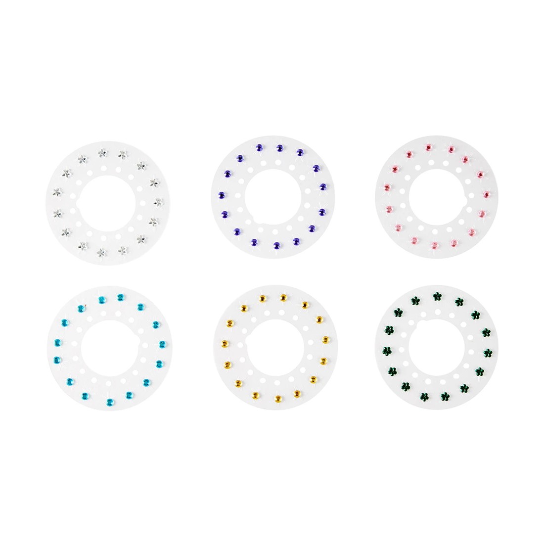 3 OXX Junior 6 Piece Hair Gem Refills, 3 of 10