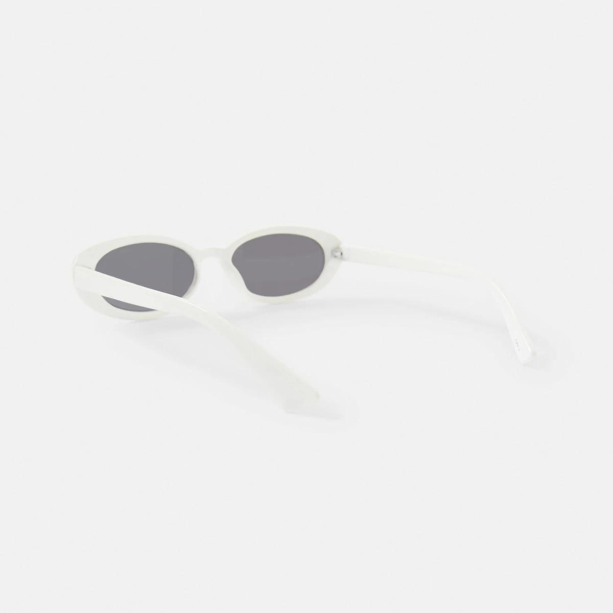 2 Oval Shape Sunglasses White2, 2 of 6