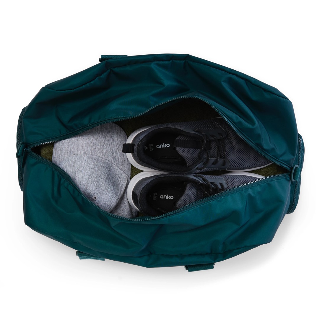 6 Casual Duffle Bag - Dark Green, 6 of 6