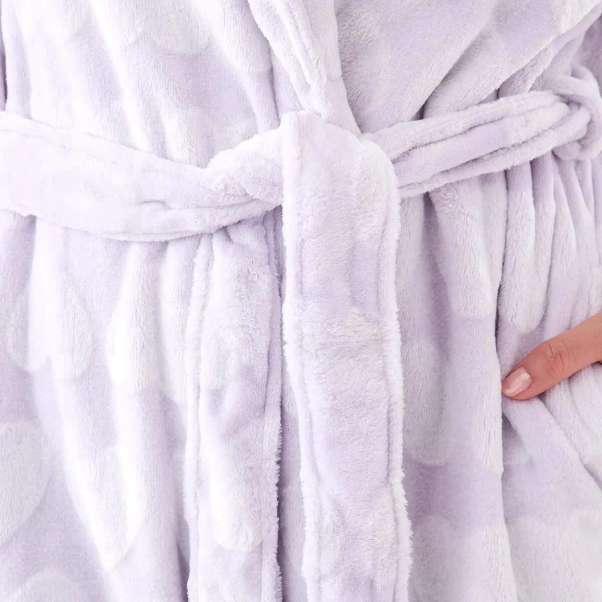 7 Printed Fleece Gown Llc Heart, 7 of 8