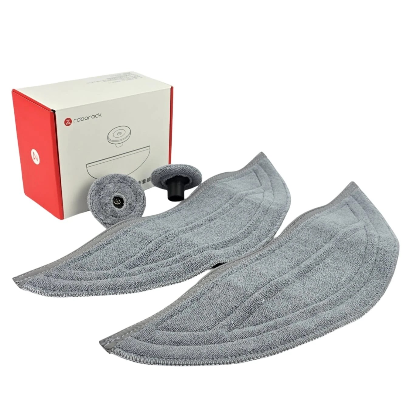 3 Roborock Mop Set For Saros 10 Robot Vacuum - Grey, 3 of 3