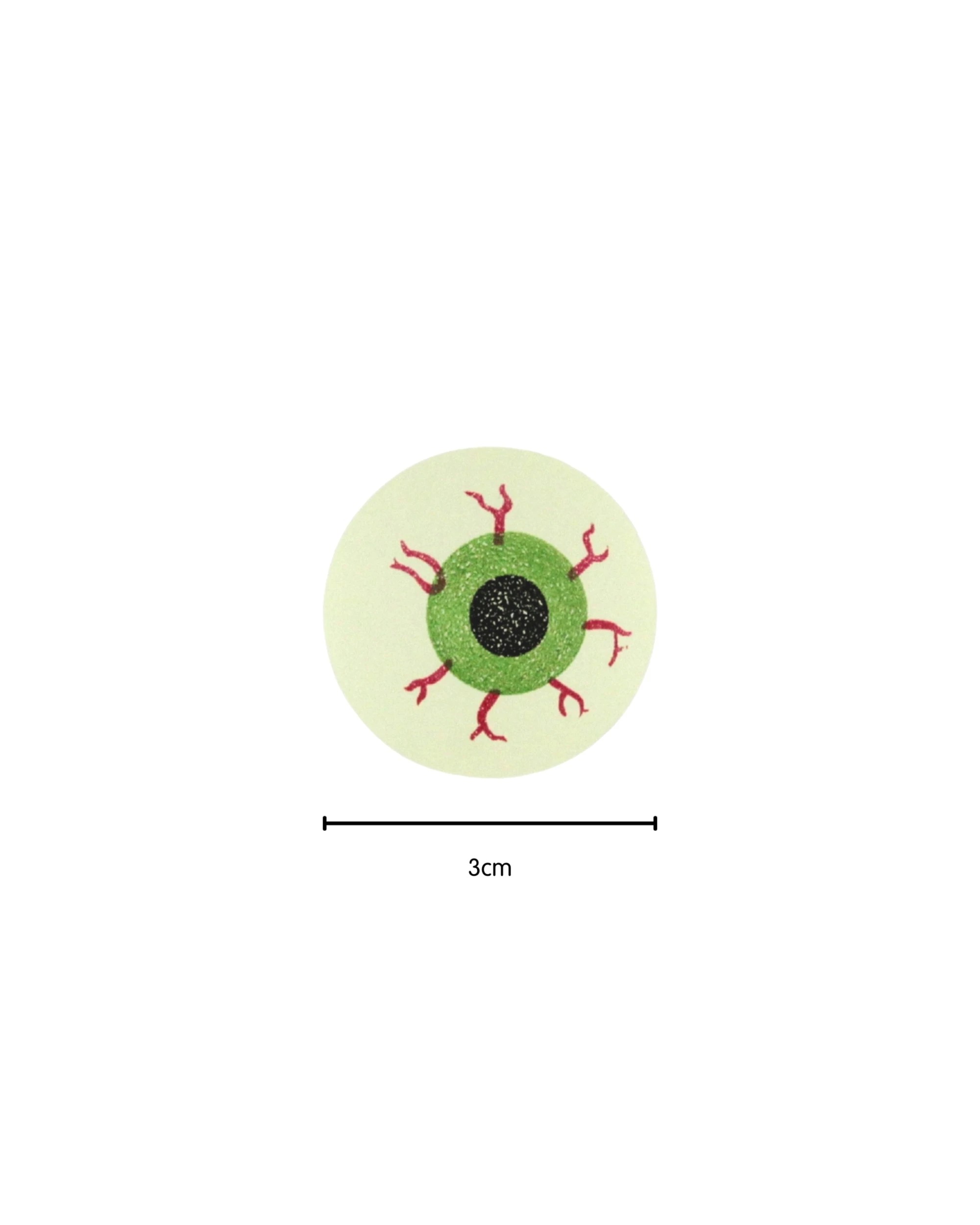 2 Partyrama Glow In The Dark Eyeball Bounce Balls Pack of 12, 2 of 3