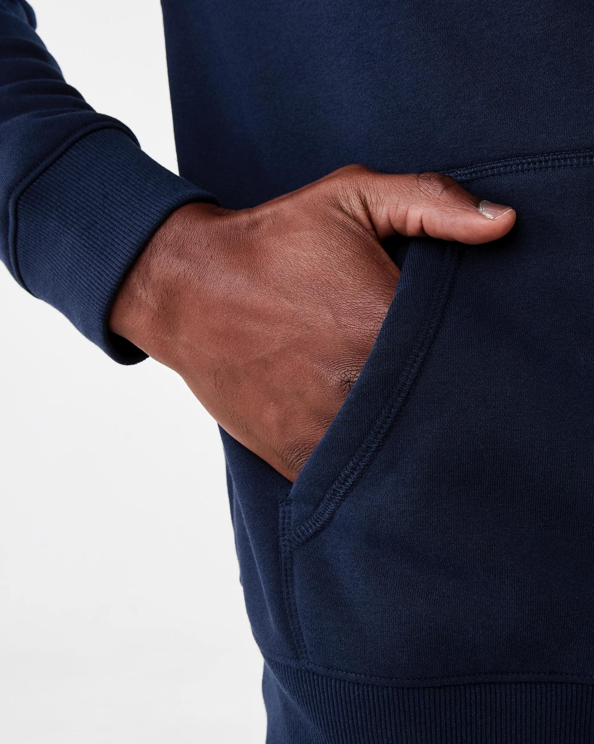 7 Zip Through Hoodie Nvy Sphire, 7 of 8