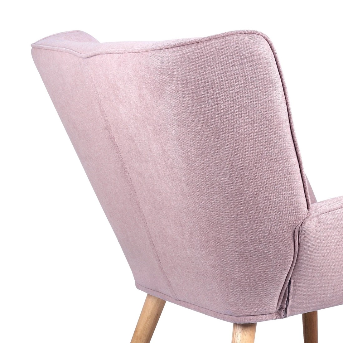 10 Oikiture Armchair Accent Chairs Sofa Lounge Fabric Upholstered Tub Chair
 - Pink, 10 of 10