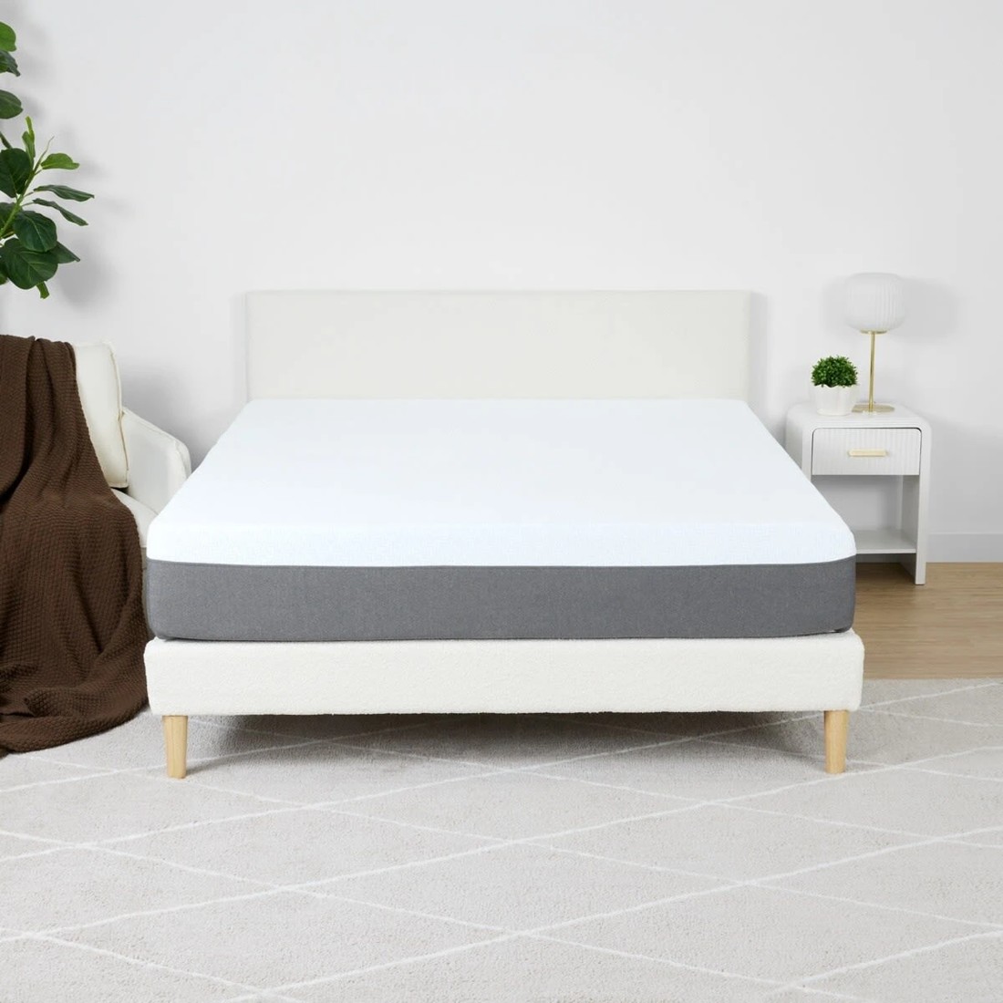 1 Queen Bed Ultra Cool Gel Memory Foam Mattress, 1 of 6