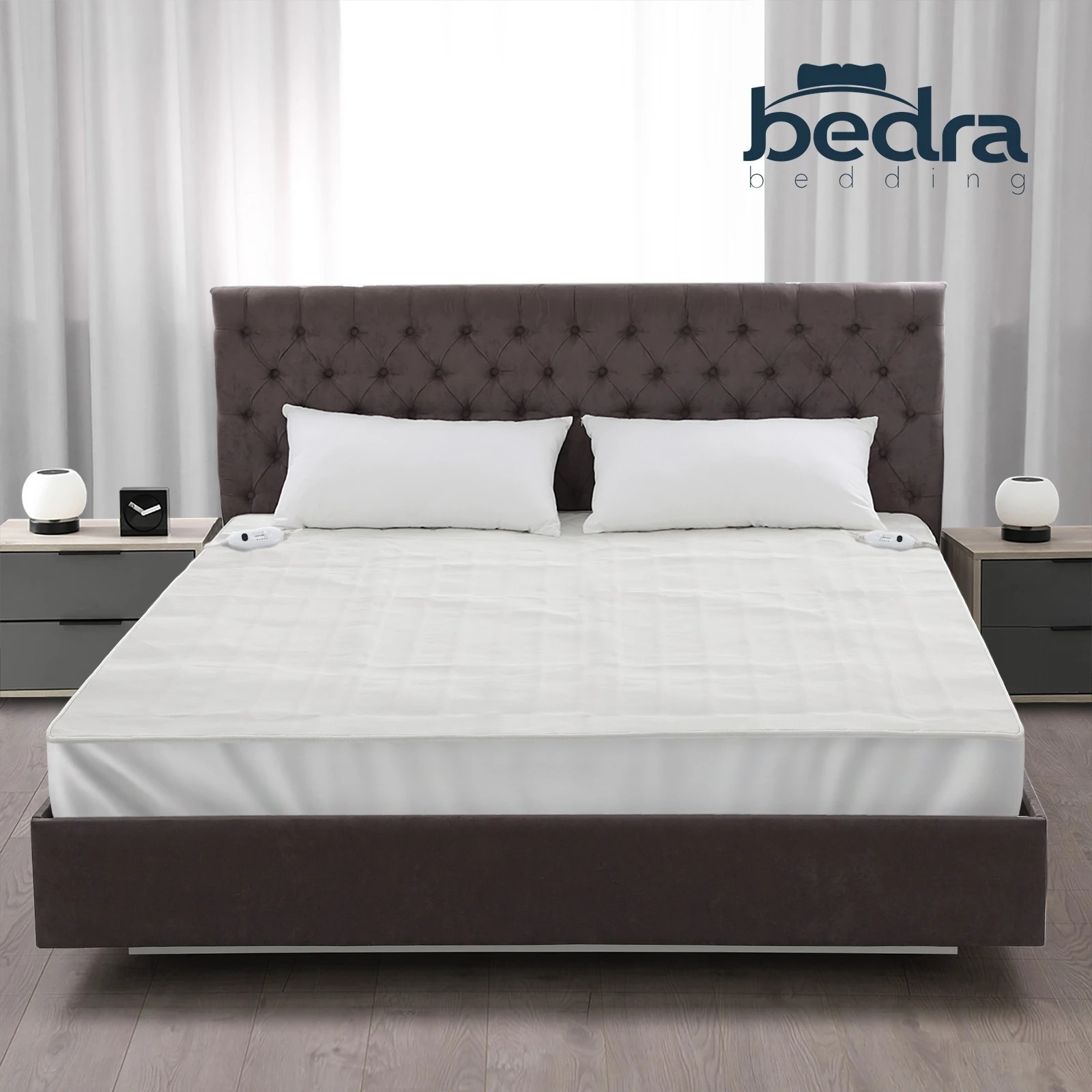 9 Bedra Bedding  Electric Blanket Heated Fully Fitted Pad Winter Warm Underlay King - King Bed - White, 9 of 10