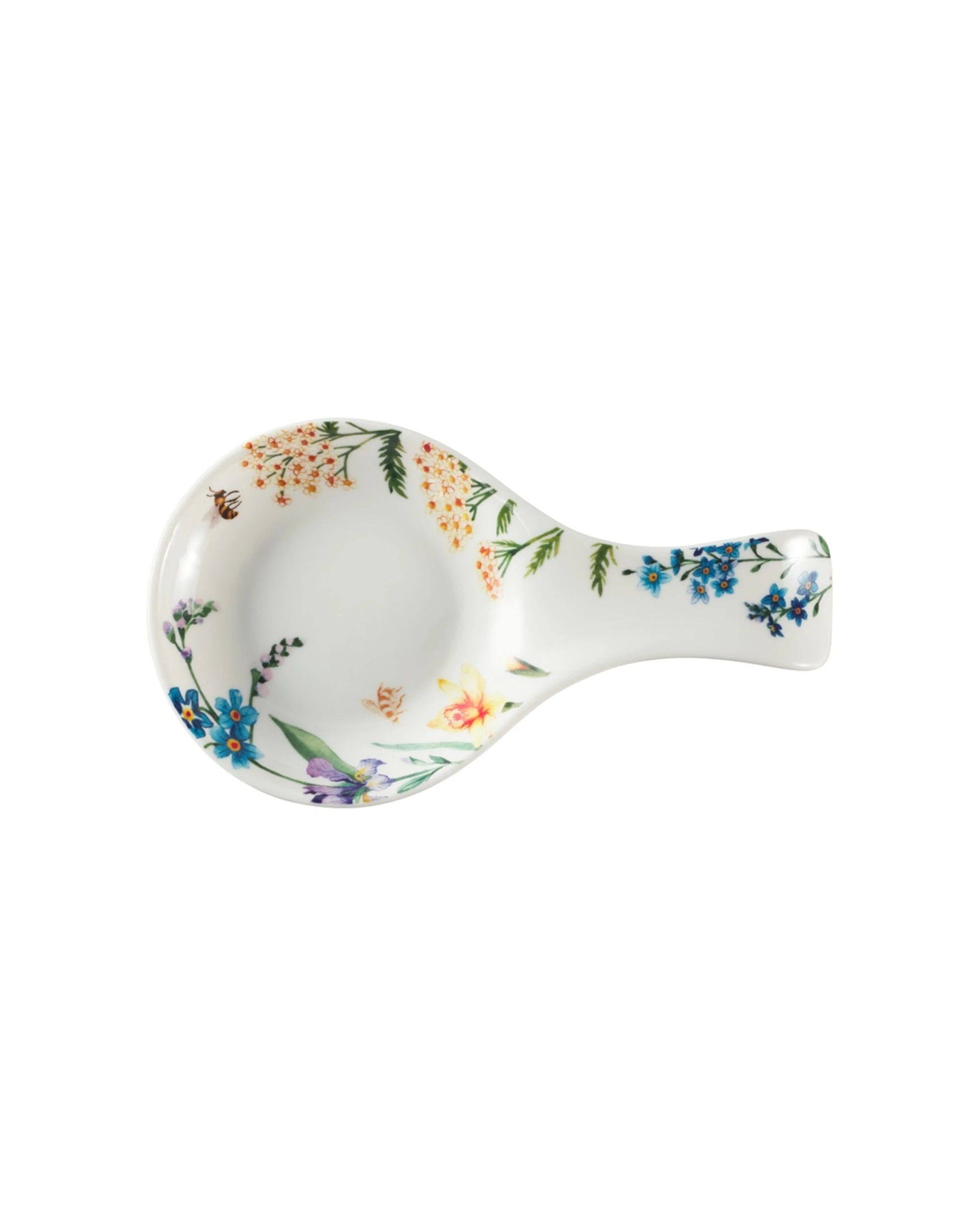 5 Maxwell & Williams 4PK Porcelain Spoon Rest Holder Botanical Fluttering Meadow - Multi, 5 of 5