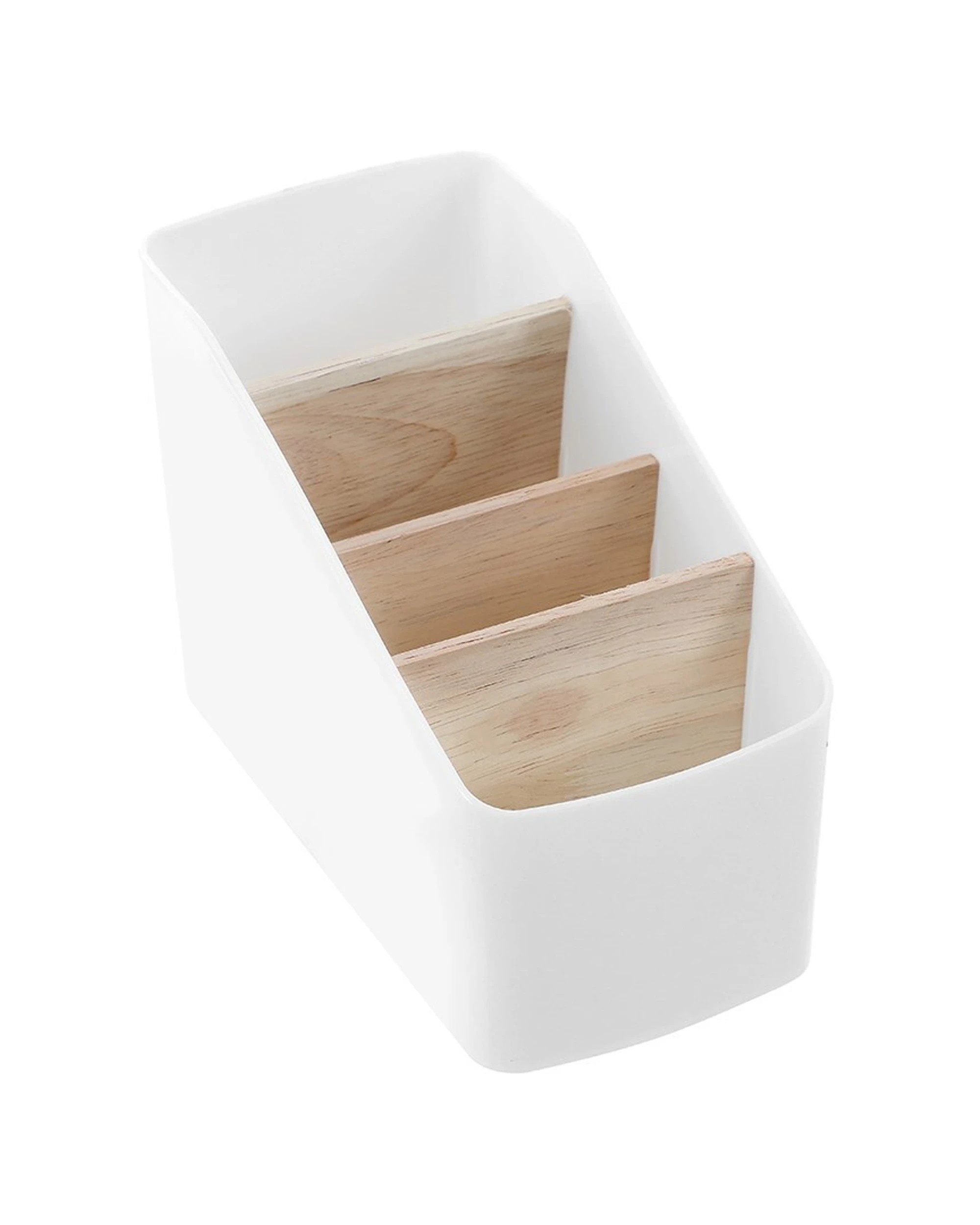 3 Boxsweden Bano Organiser 4 Section Bamboo Inserts 18x9x12.5cm Easy Clean, 3 of 3