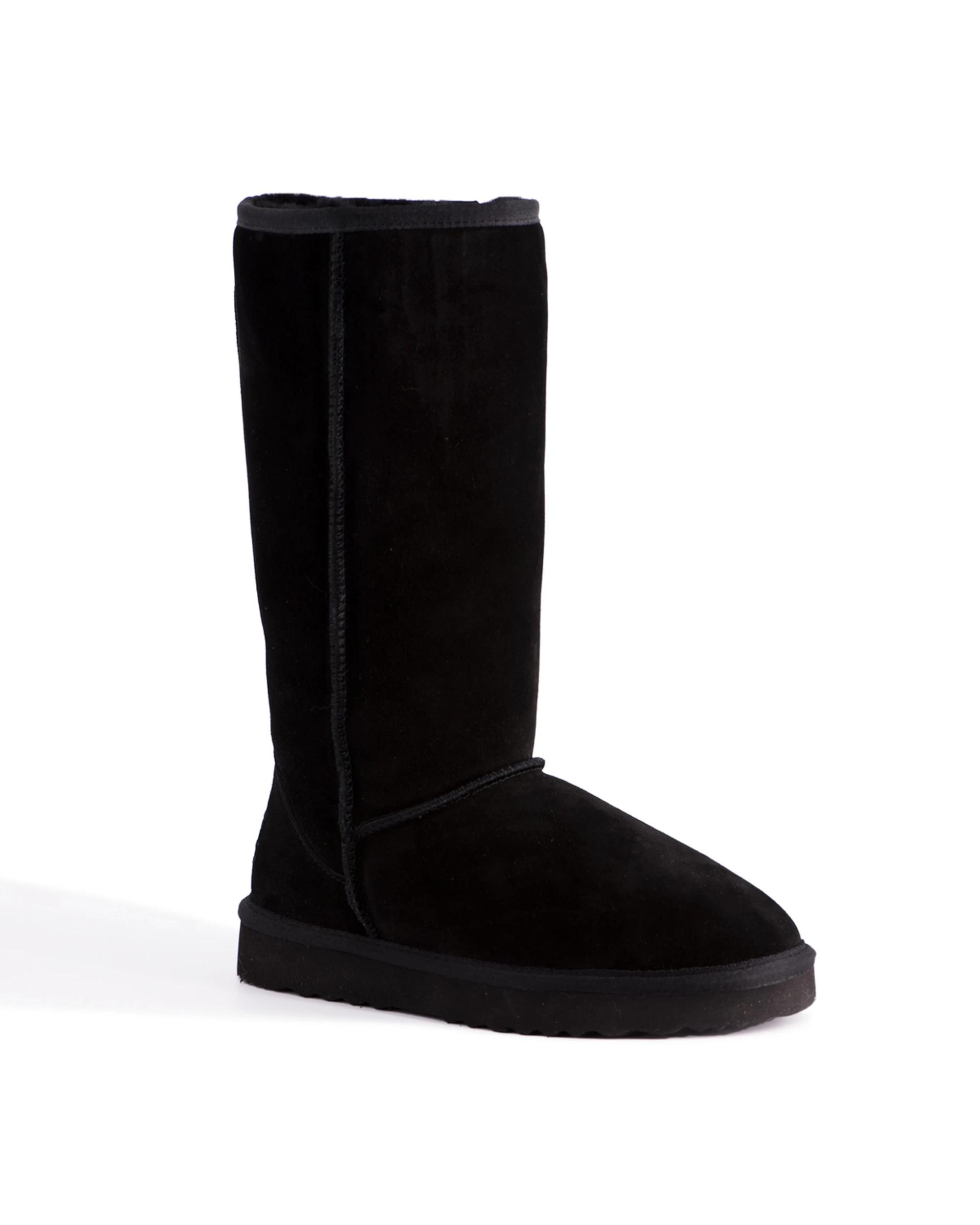 1 Aus Wooli Tall Zip Up Sheepskin Boot , 1 of 6