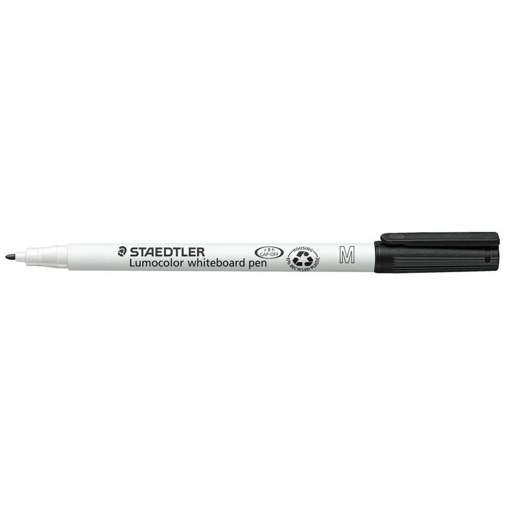 4 Staedtler Lumocolour Whiteboard Pen Black 4 Pack, 4 of 7