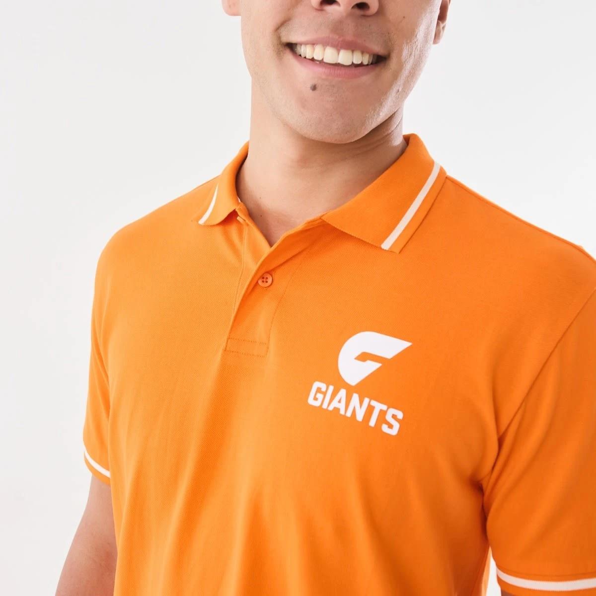 4 Official AFL Adult Polo Shirt Gws Giants, 4 of 6