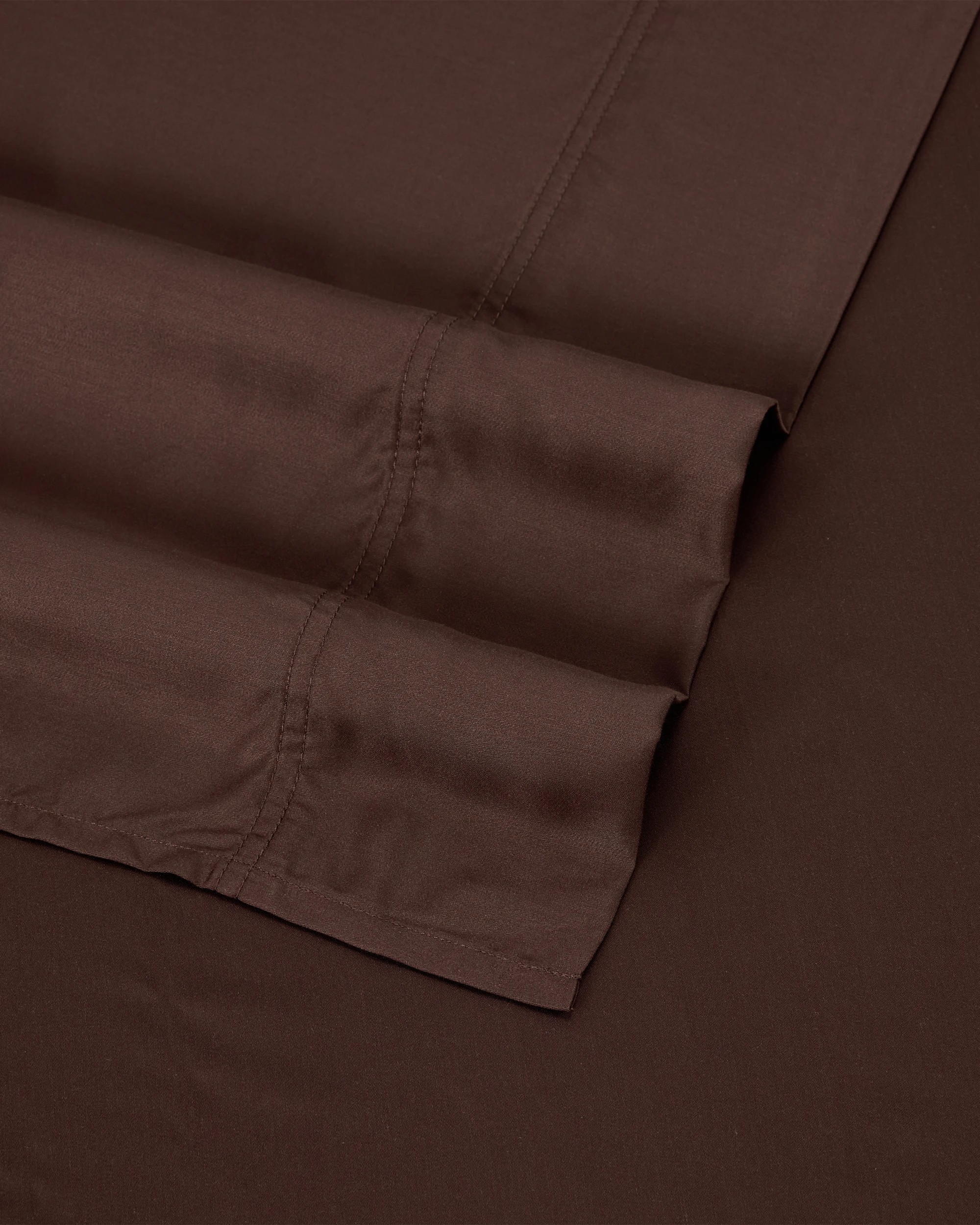 6 375 Thread Count Bamboo Sheet Set - King Bed, Chocolate, 6 of 9