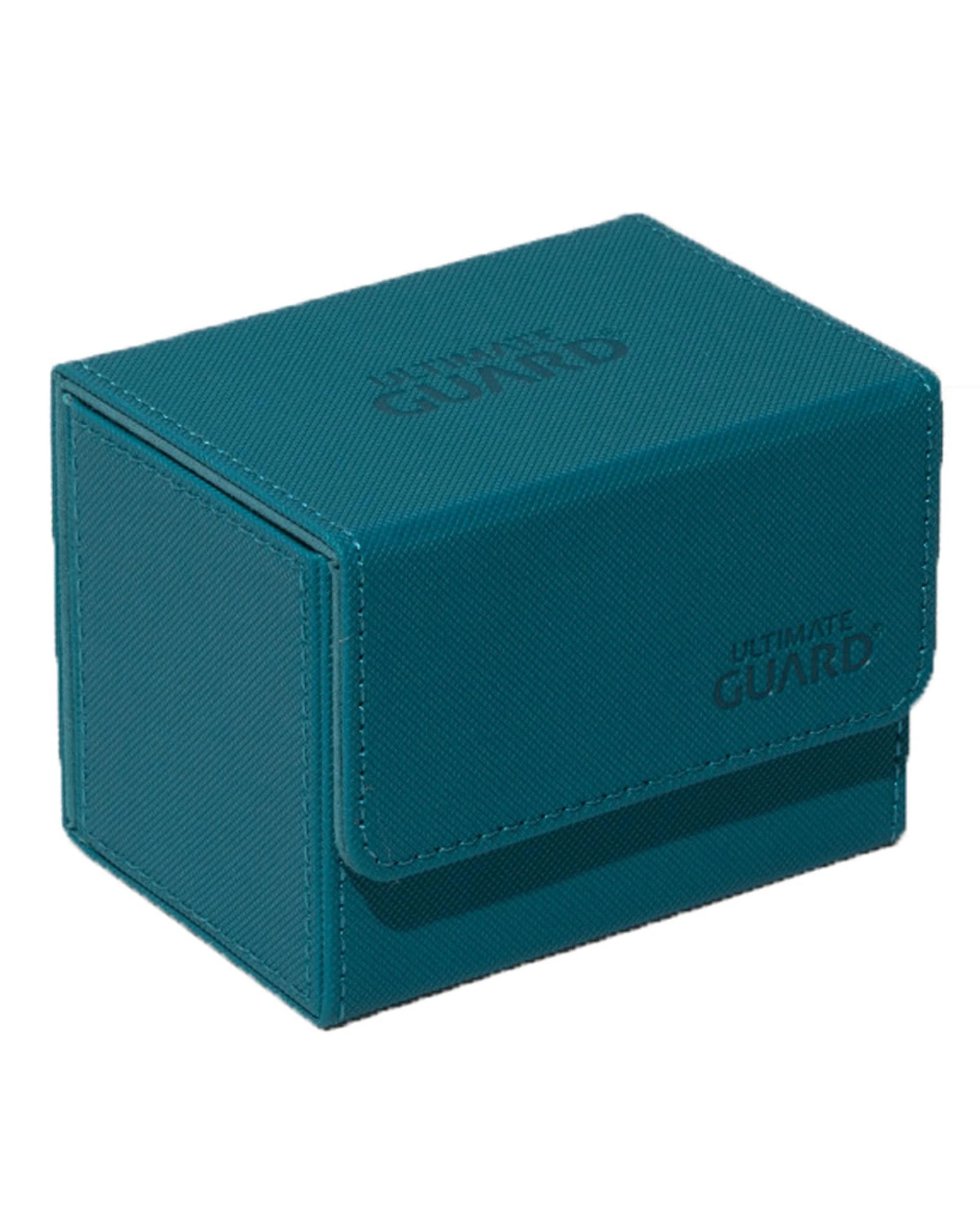 2 Ultimate Guard Sidewinder 80+ Xenoskin Monocolour Deck Box - Petrol, 2 of 6