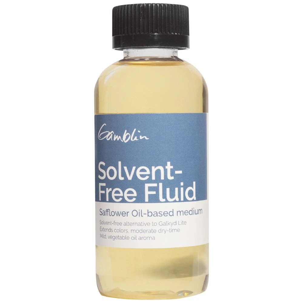 1 Gamblin Solvent-free Fluid Painting Medium 125ml, 1 of 1