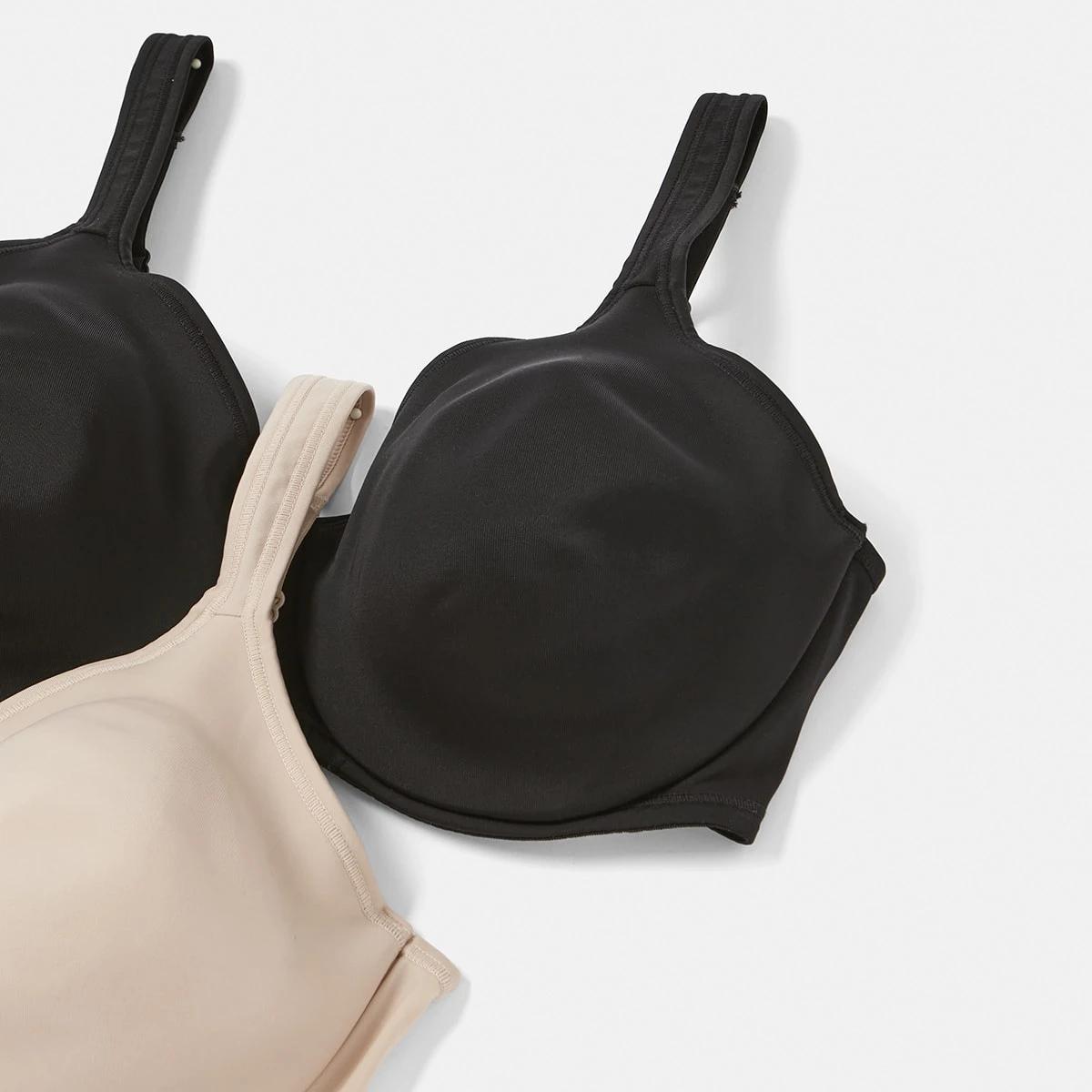 2 2 Pack Full Figure Soft Cup Bra BLACK, LIGHT FAWN, 2 of 9