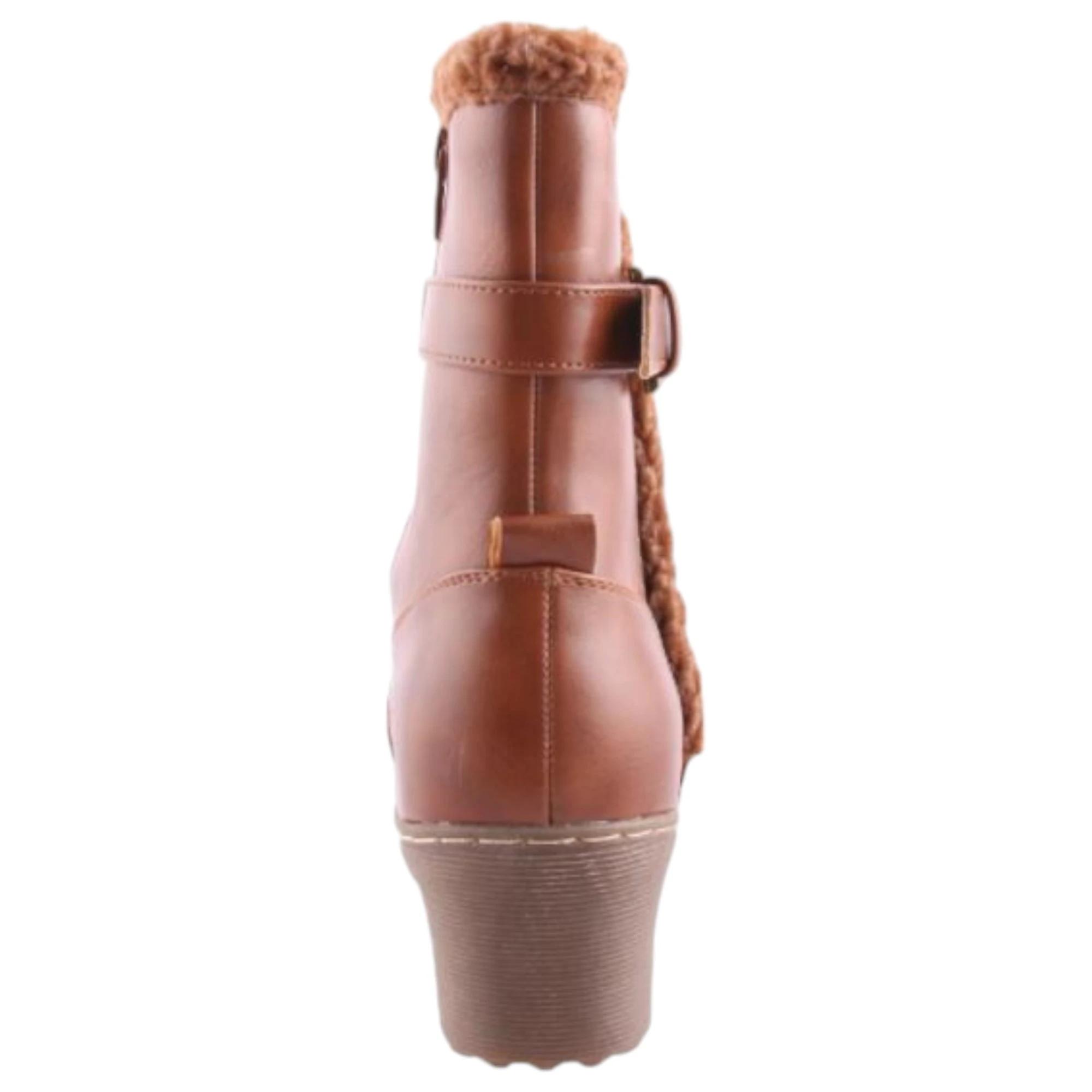 4 Bellissimo Womens Ara Shoes Dress Winter Comfort Boots TAN, 4 of 5