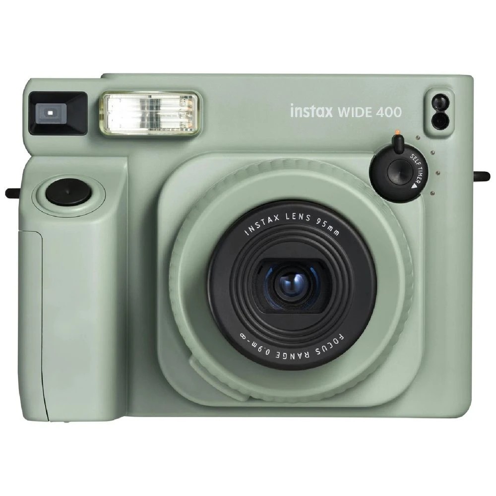 1 FujiFilm INSTAX WIDE 400 Instant Camera Green, 1 of 10