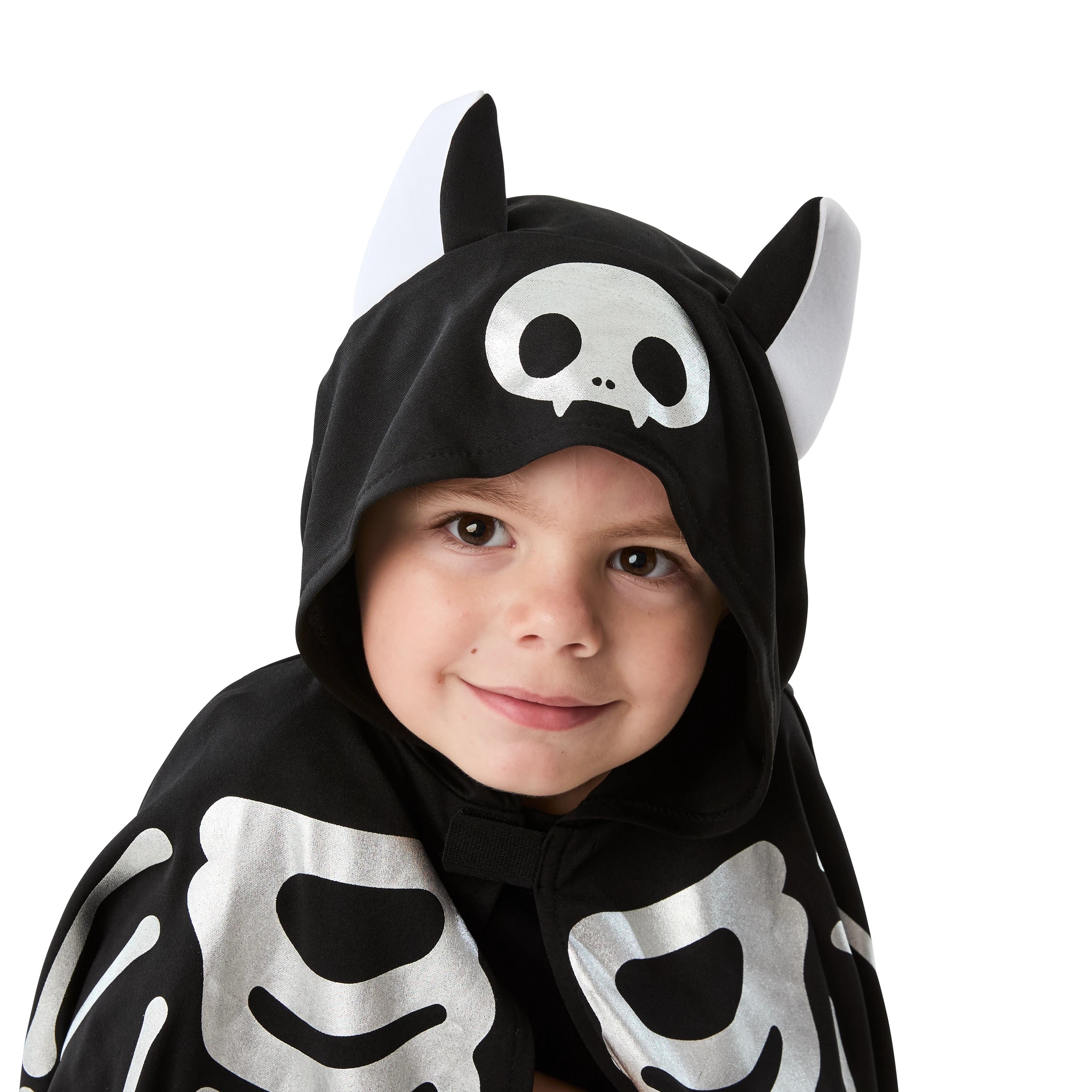4 2 Piece Skeleton Cape Costume - Ages 2-3, 4 of 10