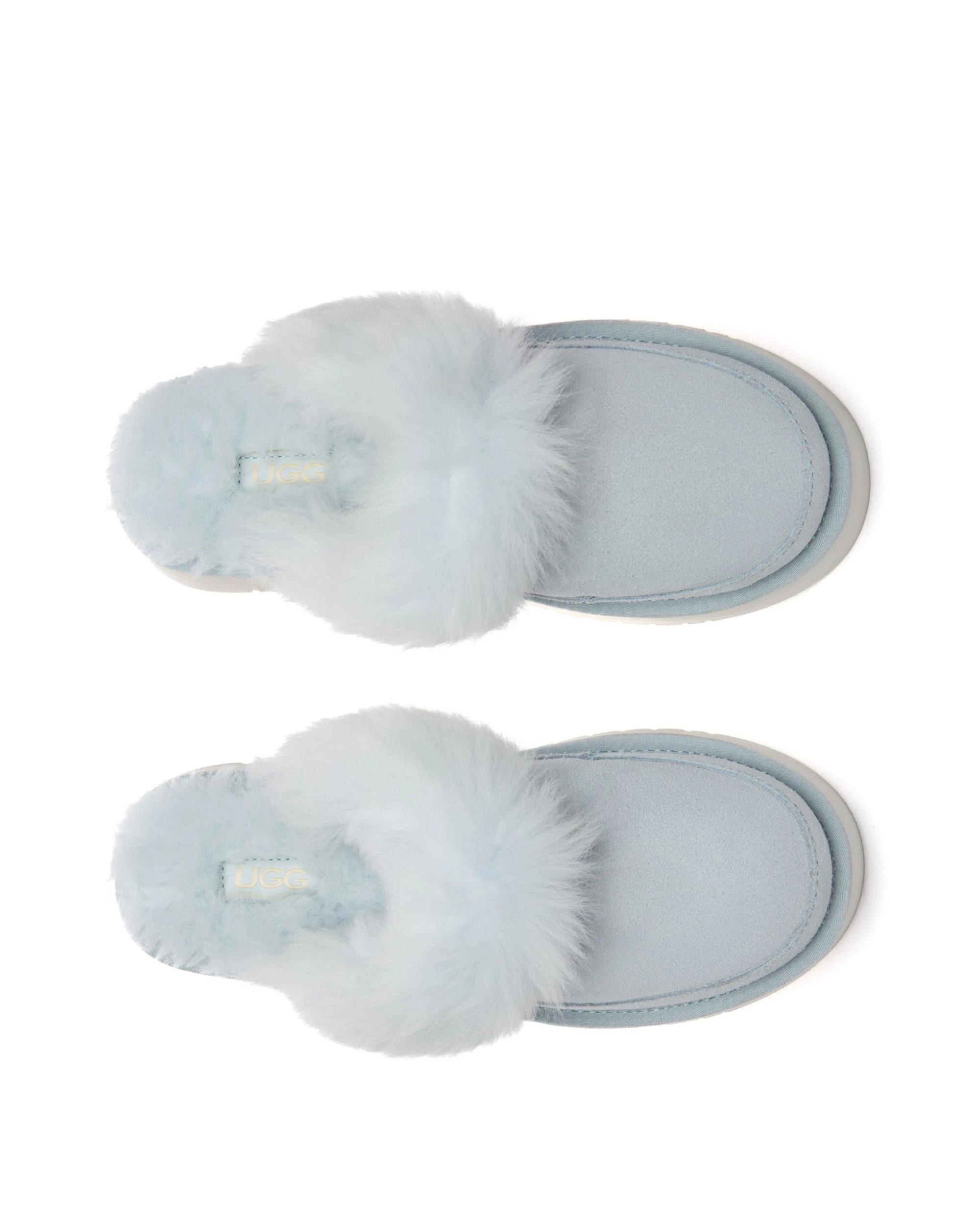5 Australian Shepherd UGG Moress Platform Slippers AQUA BLUE, 5 of 5