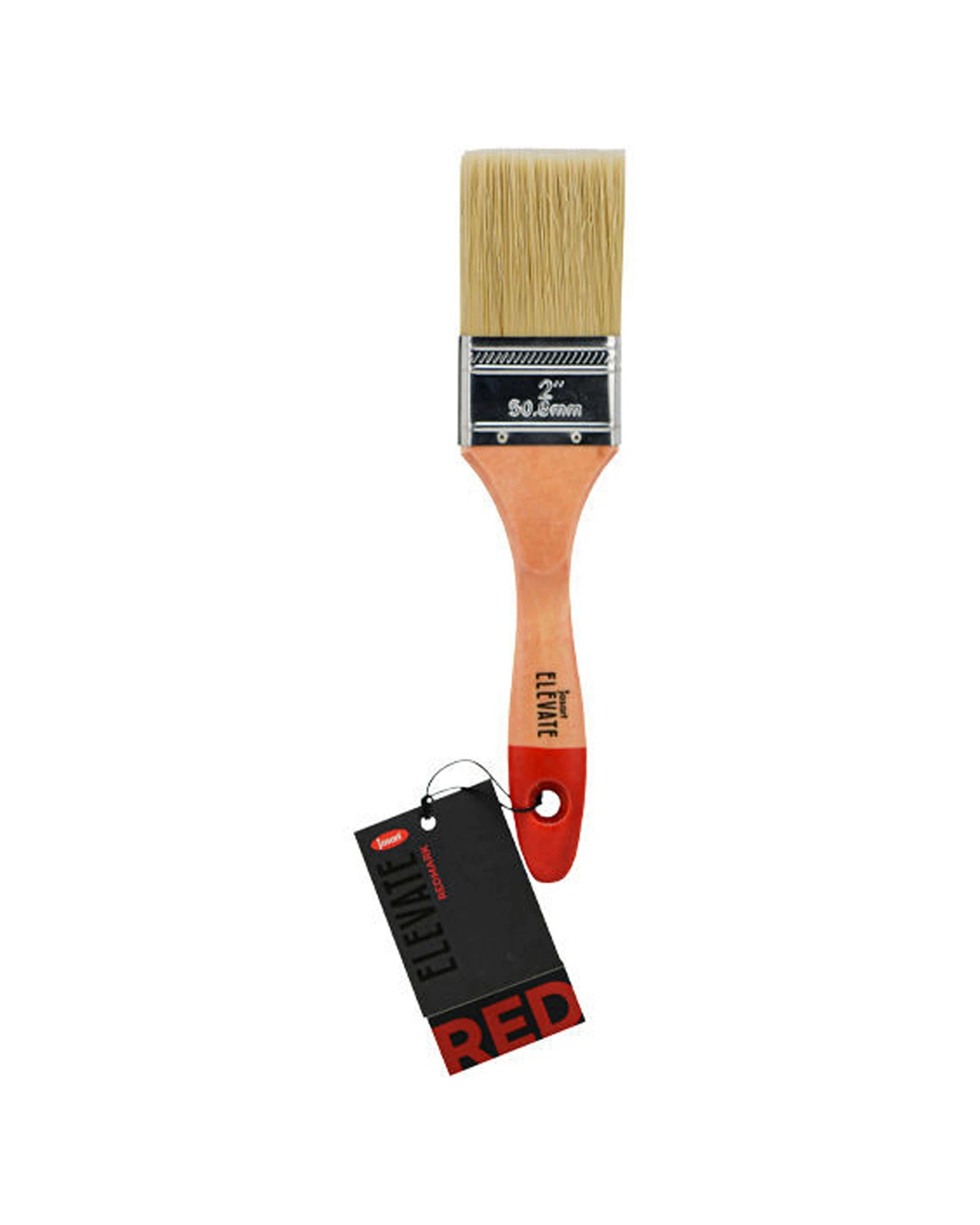 2 Jasart 4PK Elevate Hog Flat Nylon Mix Brush Bristle Set 2 Inch 50mm - Multi, 2 of 2
