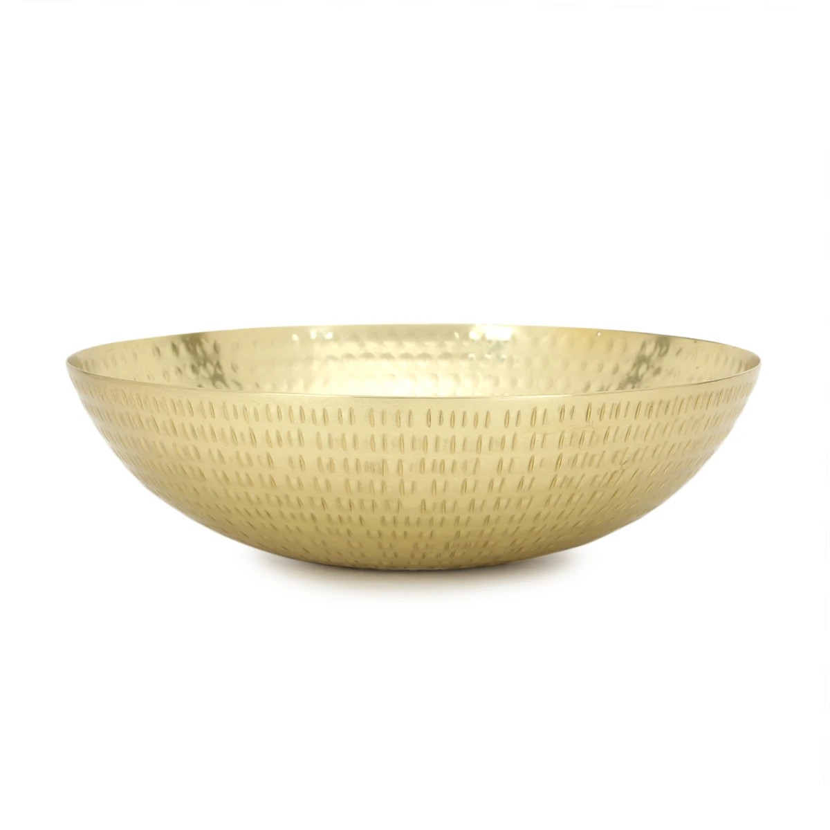 2 Gold Look Hammered Bowl, 2 of 6