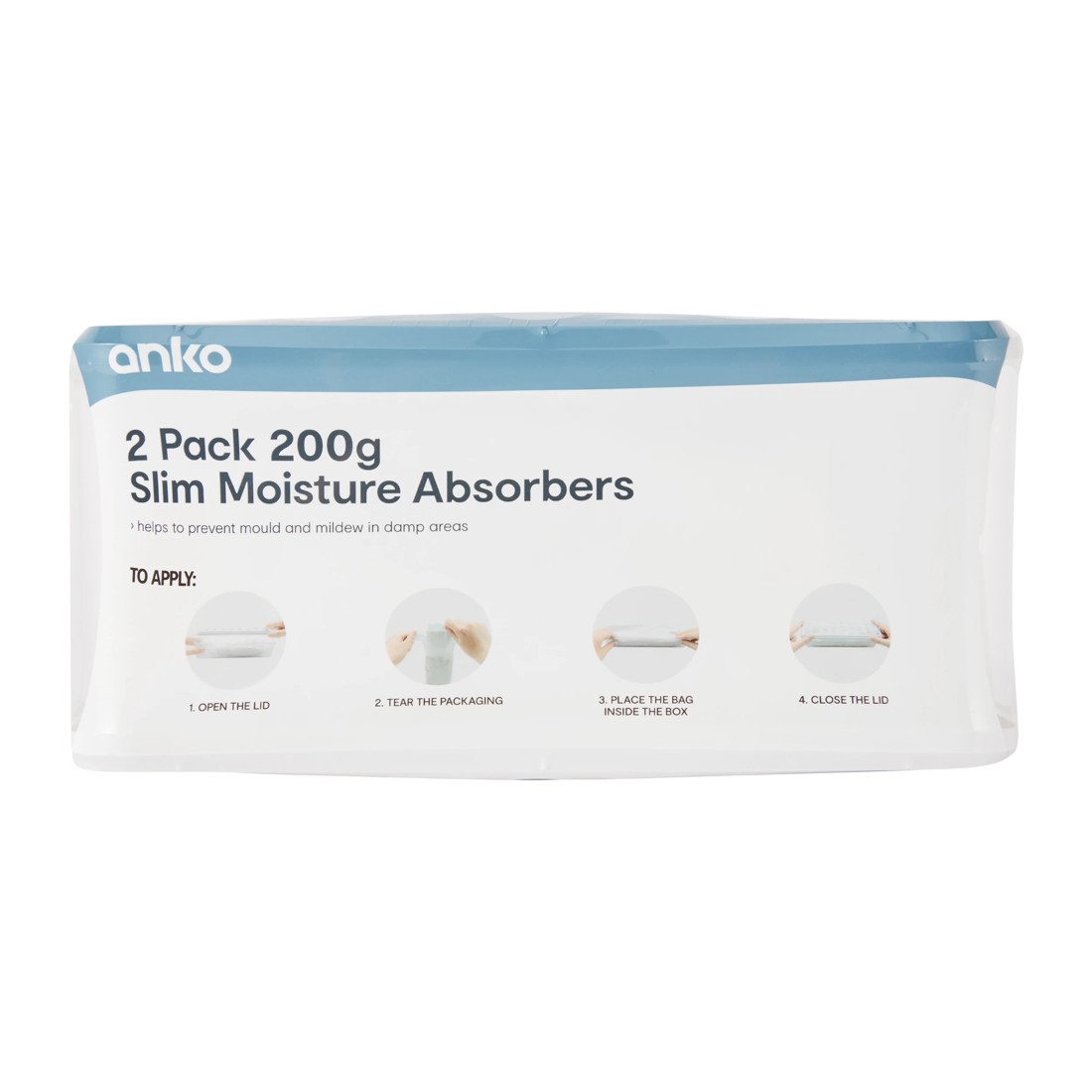 1 2 Pack 200g Slim Moisture Absorbers, 1 of 7